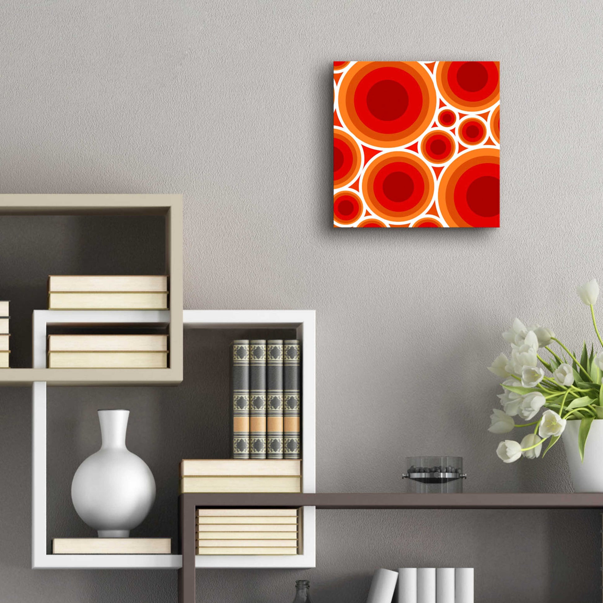 Epic Art 'Circles 1' by GraphINC, Acrylic Glass Wall Art,12x12