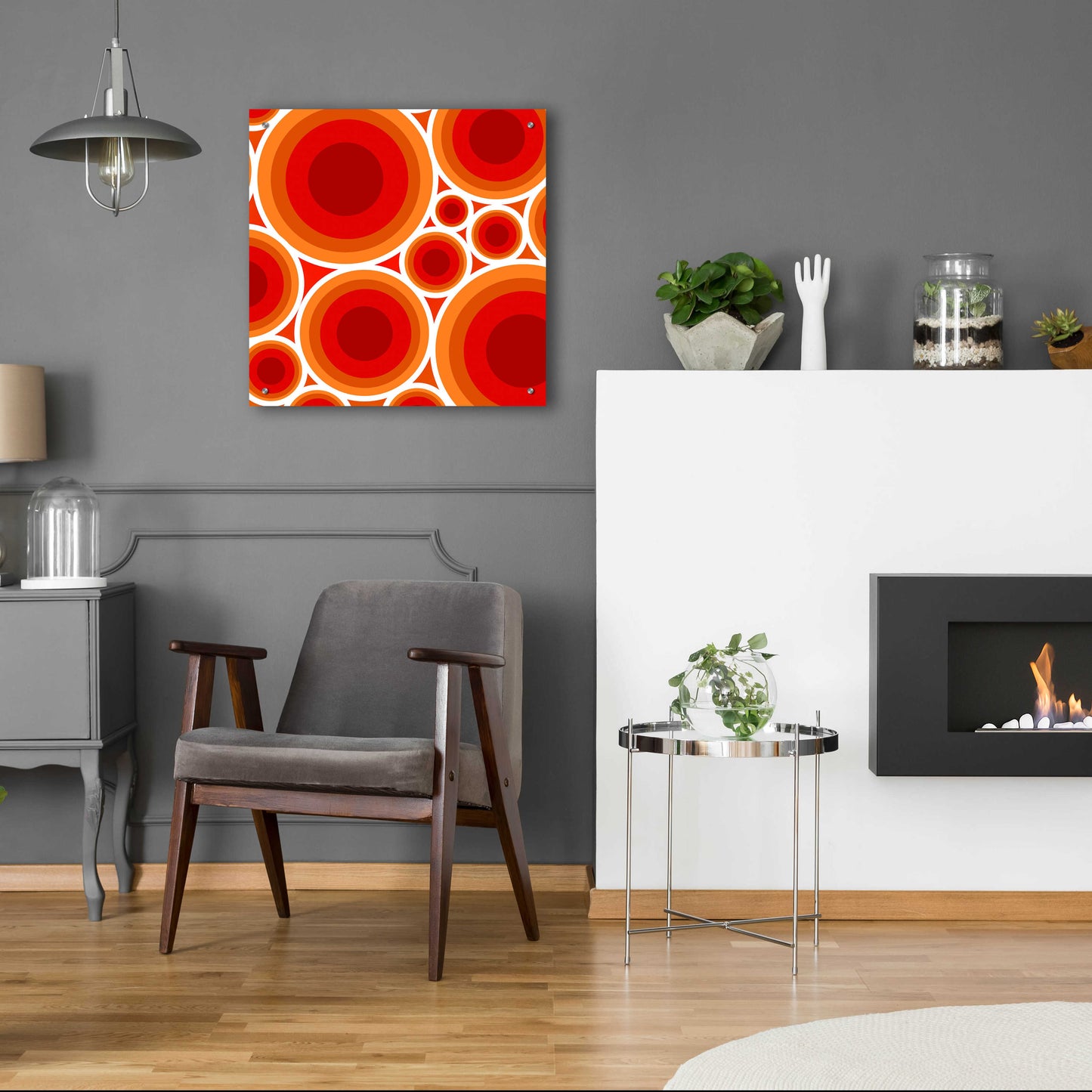 Epic Art 'Circles 1' by GraphINC, Acrylic Glass Wall Art,24x24