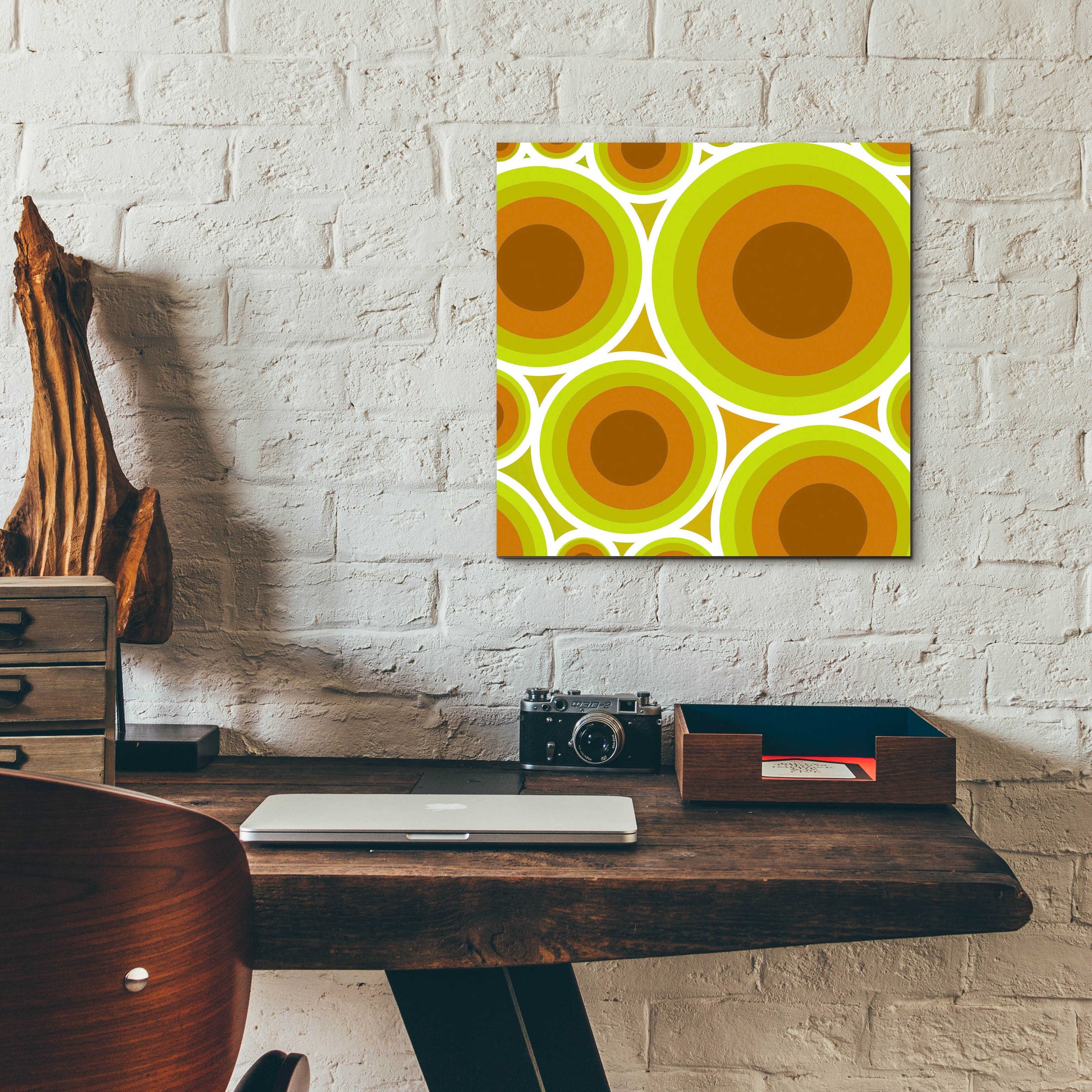 Epic Art 'Circles 2' by GraphINC, Acrylic Glass Wall Art,12x12