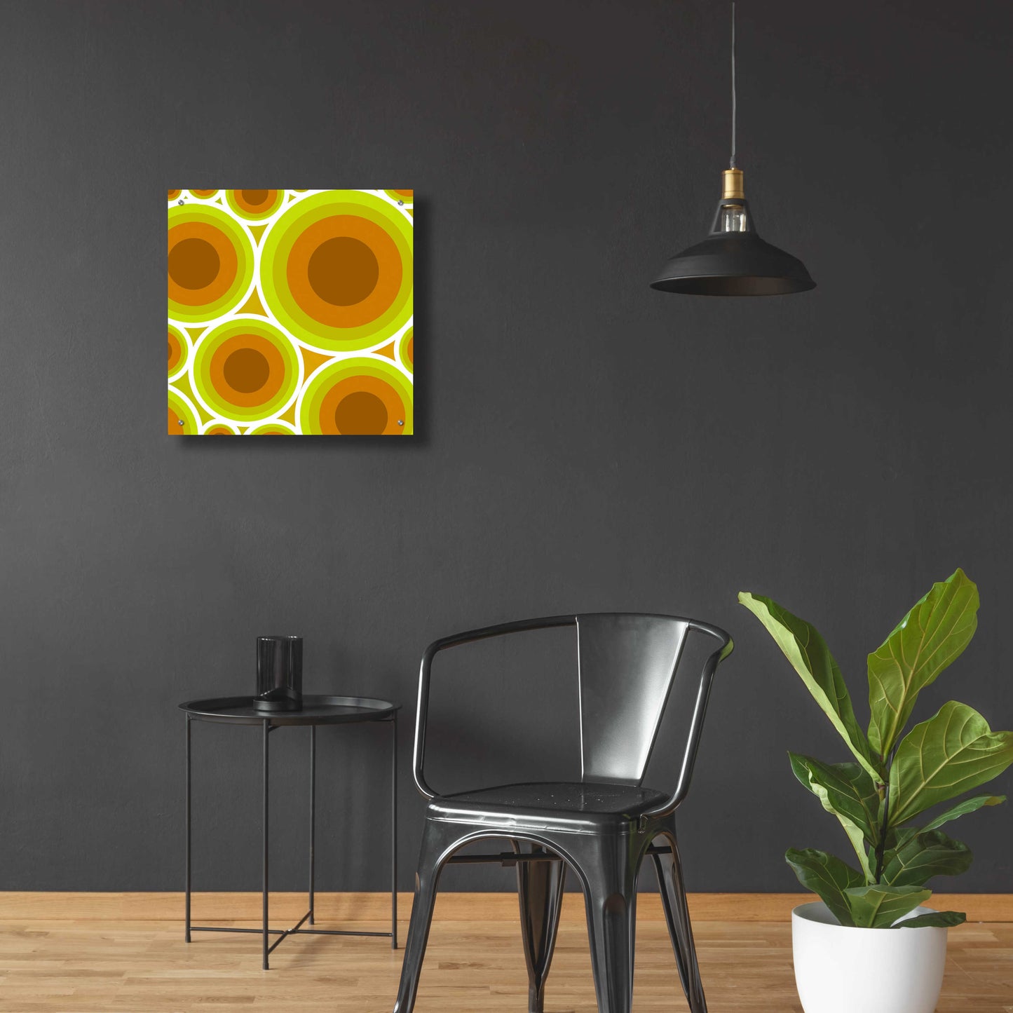 Epic Art 'Circles 2' by GraphINC, Acrylic Glass Wall Art,24x24