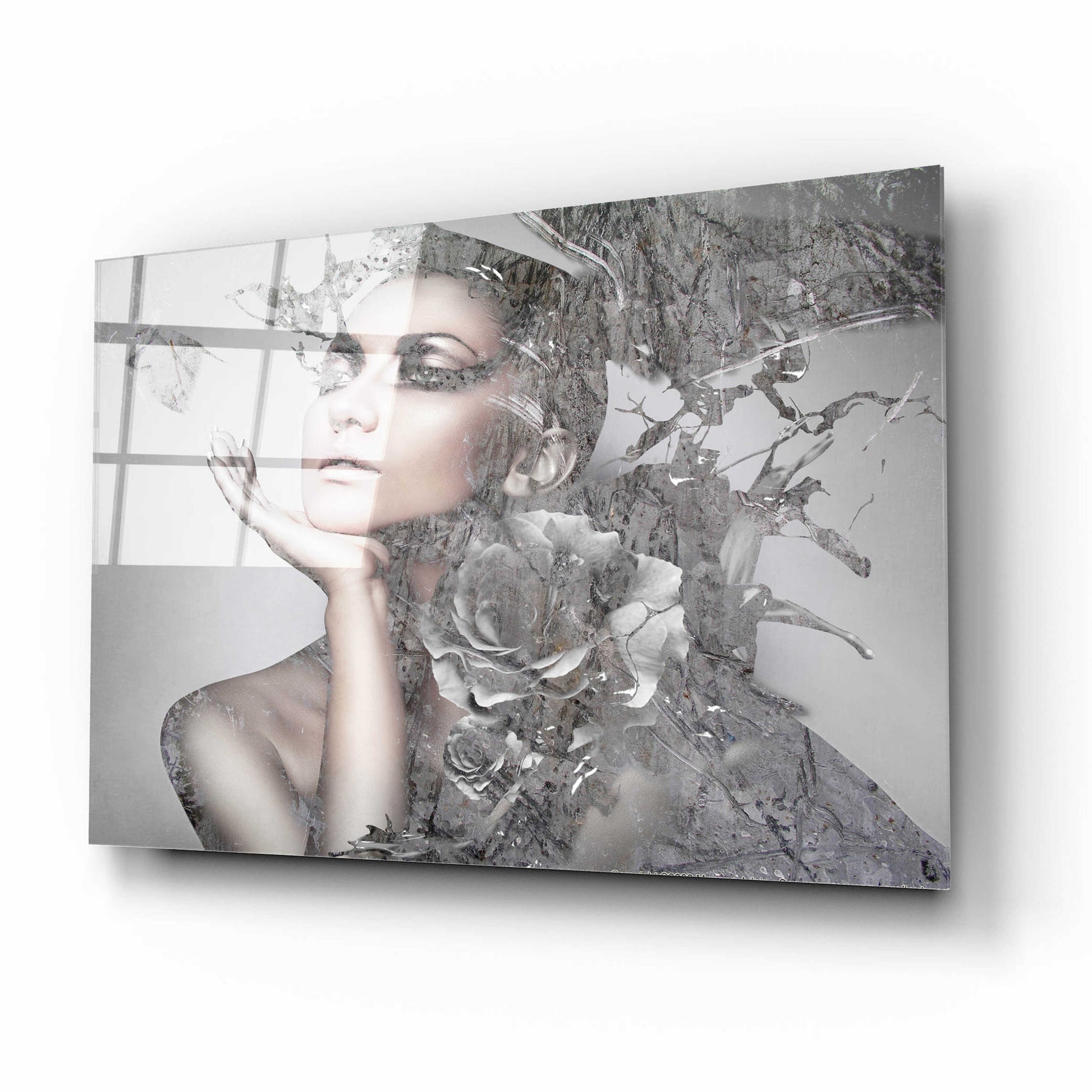 Epic Art 'Cool Grey' by GraphINC, Acrylic Glass Wall Art,16x12