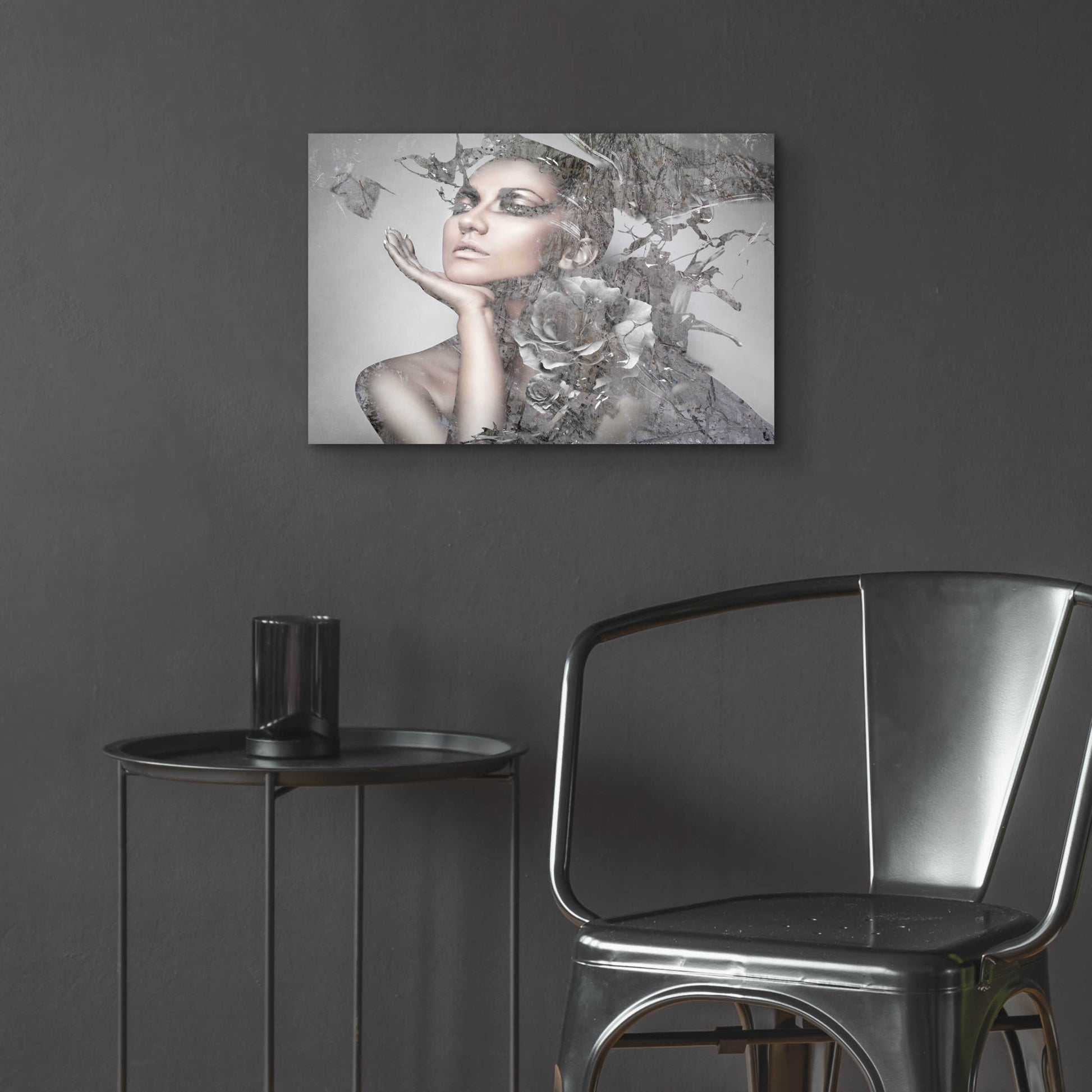 Epic Art 'Cool Grey' by GraphINC, Acrylic Glass Wall Art,24x16