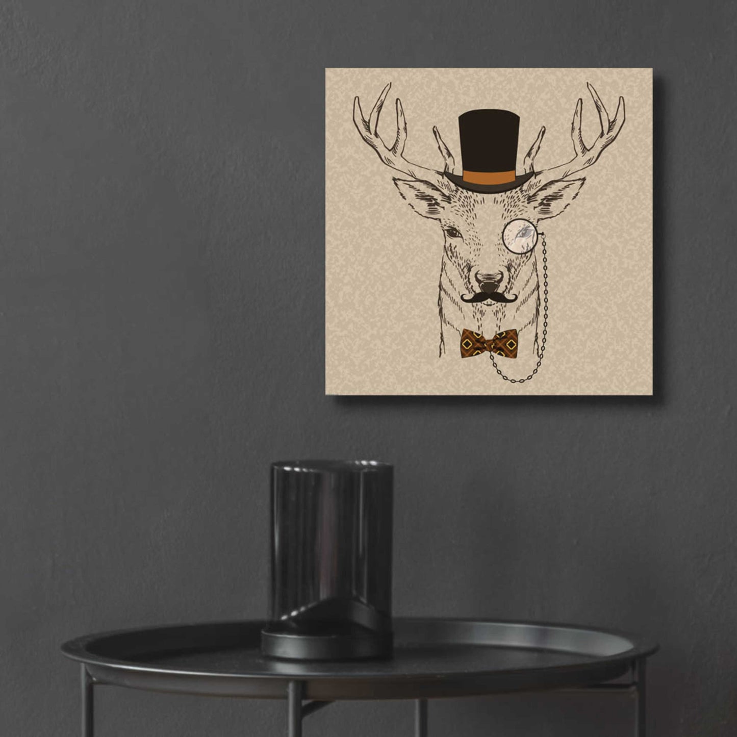 Epic Art 'Deer-man 2' by GraphINC, Acrylic Glass Wall Art,12x12