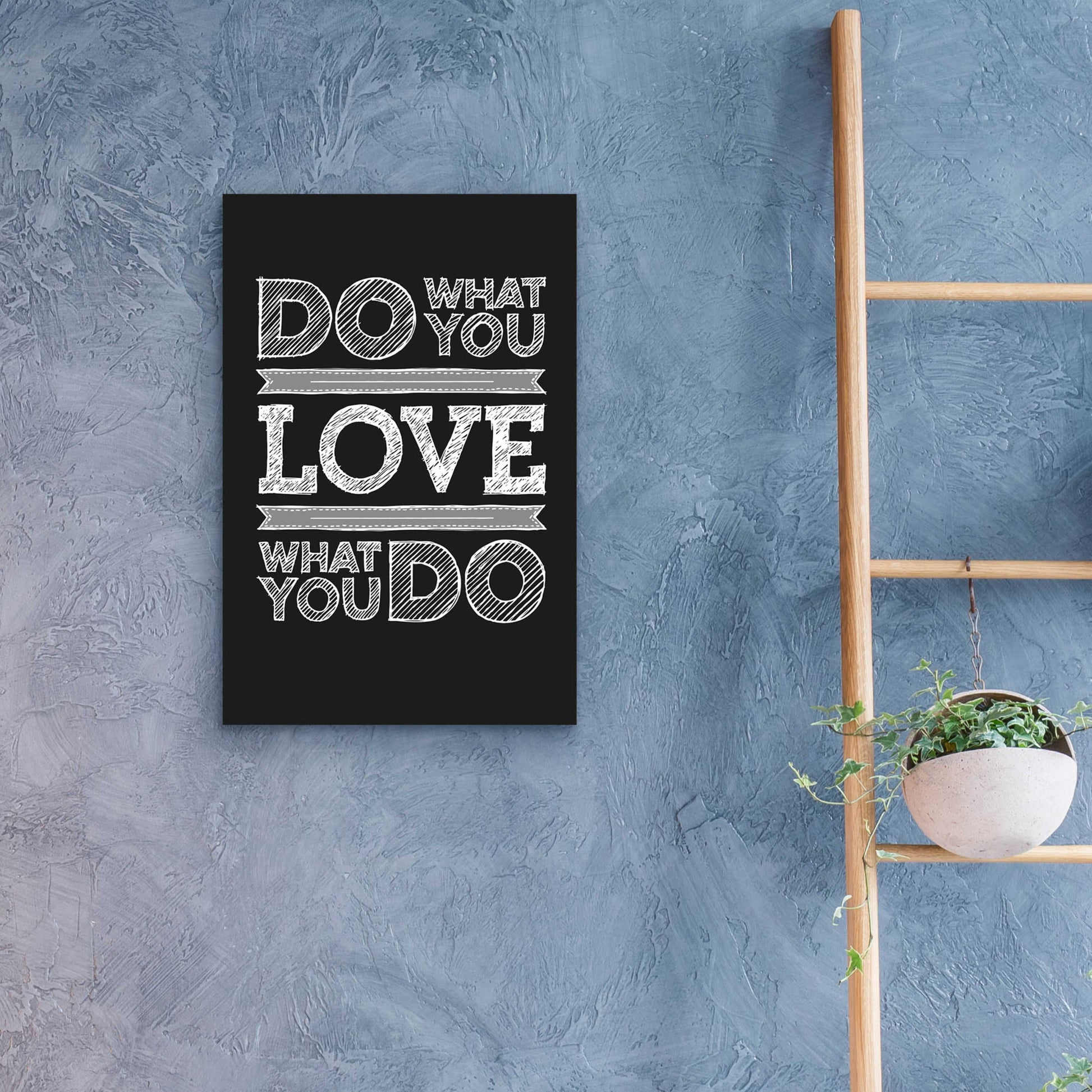 Epic Art 'Do What You Love' by GraphINC, Acrylic Glass Wall Art,16x24