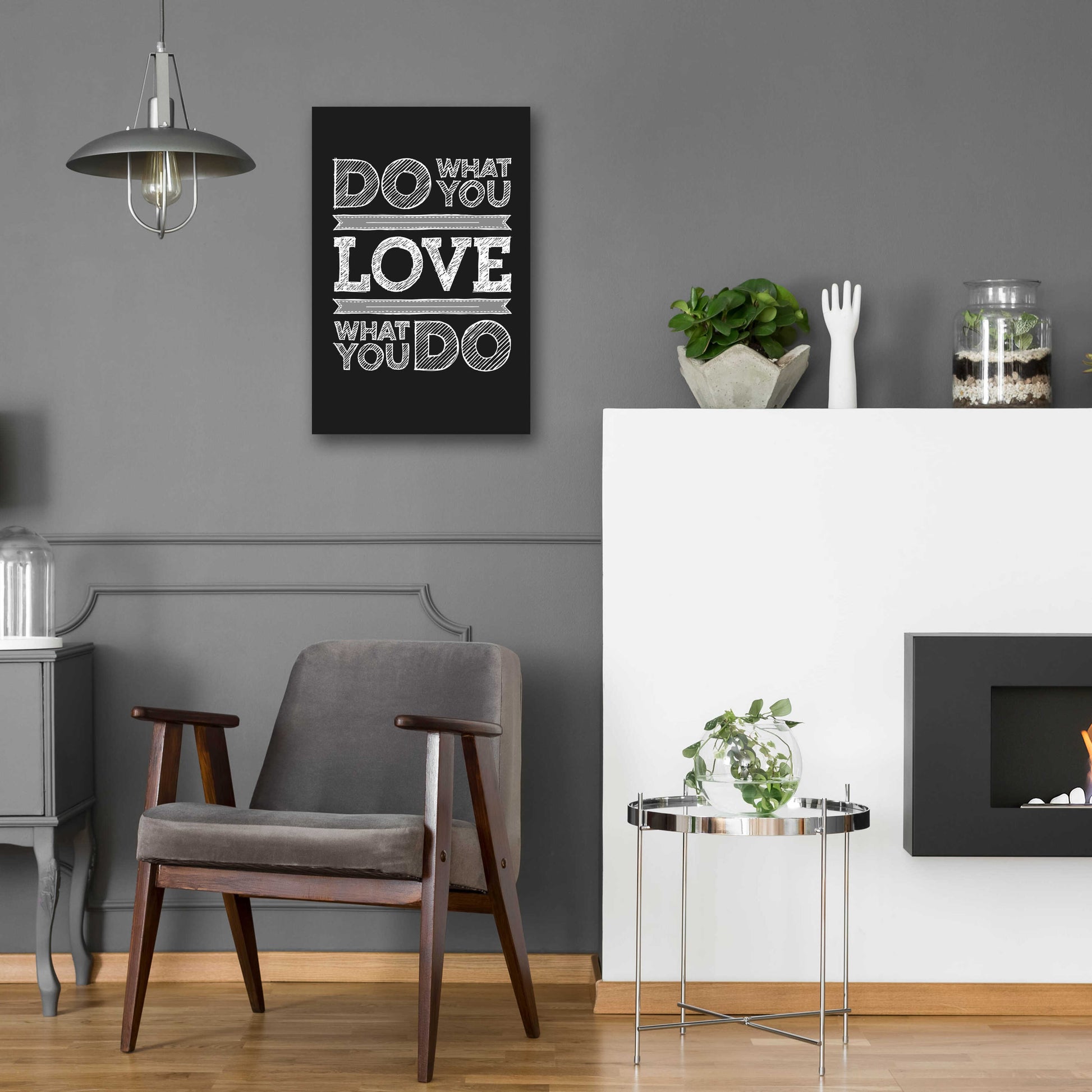 Epic Art 'Do What You Love' by GraphINC, Acrylic Glass Wall Art,16x24