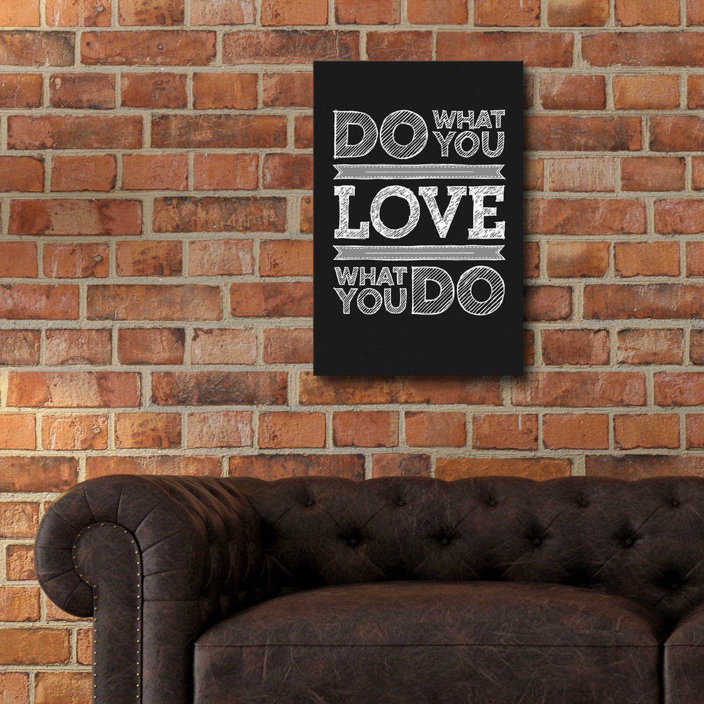 Epic Art 'Do What You Love' by GraphINC, Acrylic Glass Wall Art,16x24