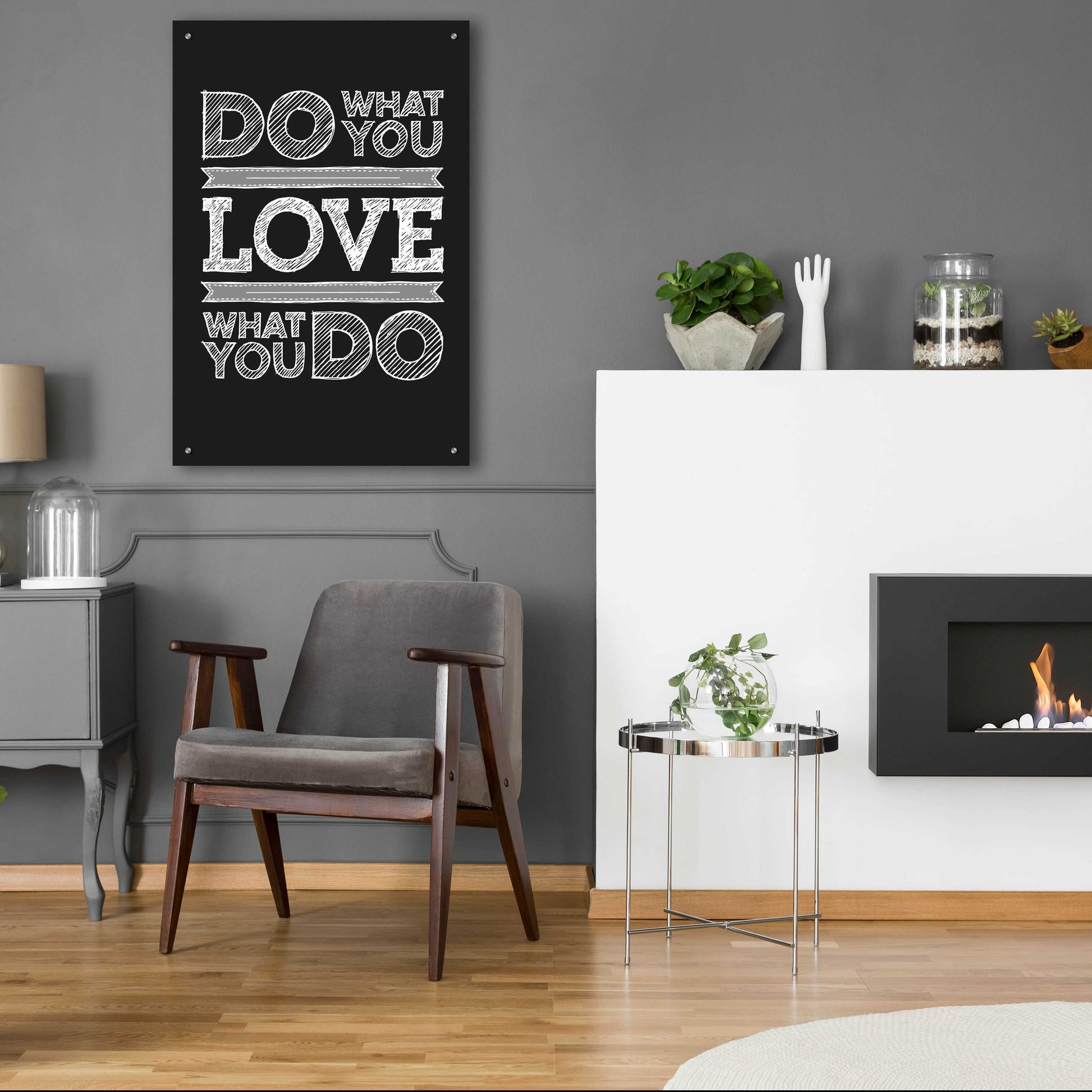 Epic Art 'Do What You Love' by GraphINC, Acrylic Glass Wall Art,24x36