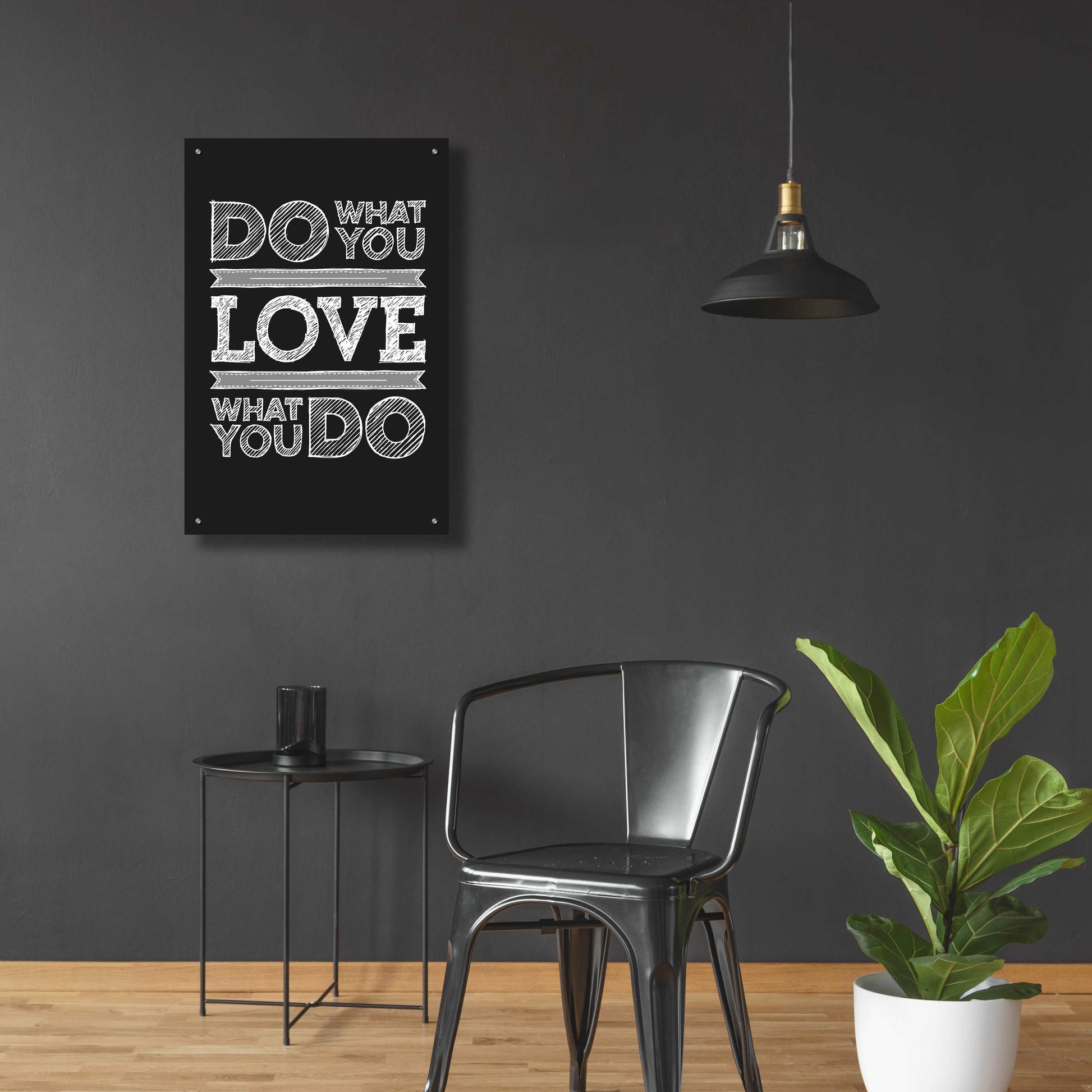 Epic Art 'Do What You Love' by GraphINC, Acrylic Glass Wall Art,24x36