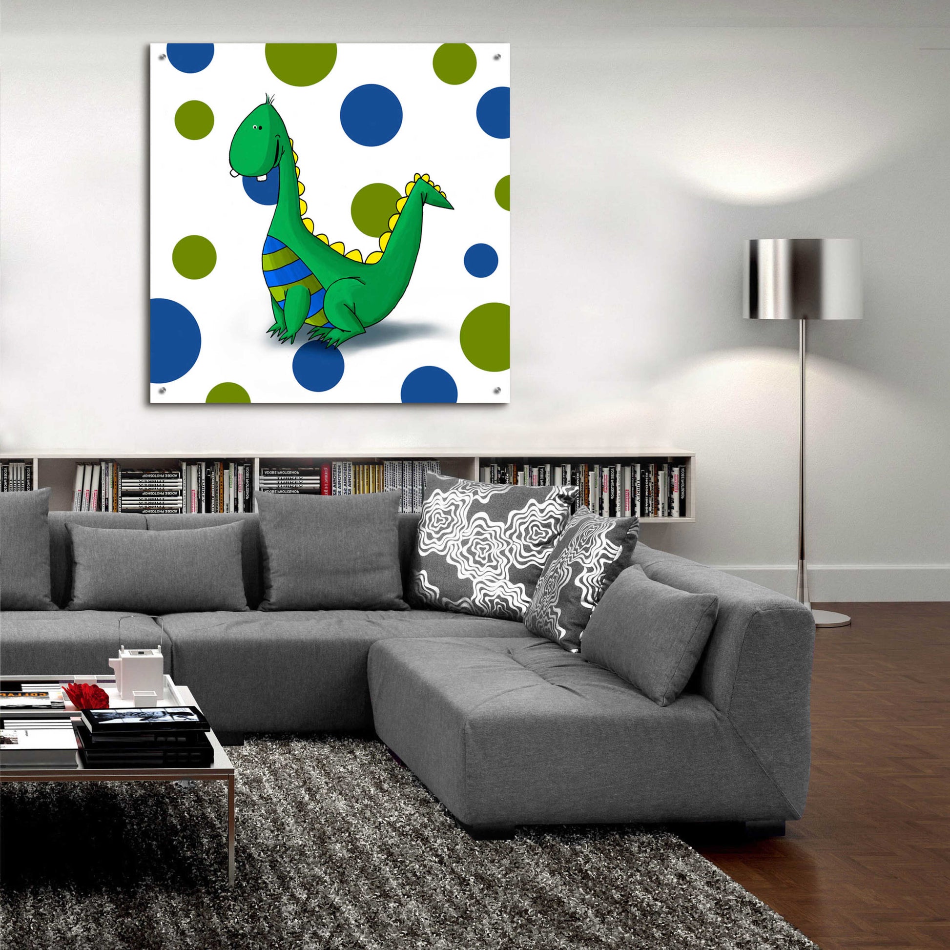 Epic Art 'Dragon' by GraphINC, Acrylic Glass Wall Art,36x36