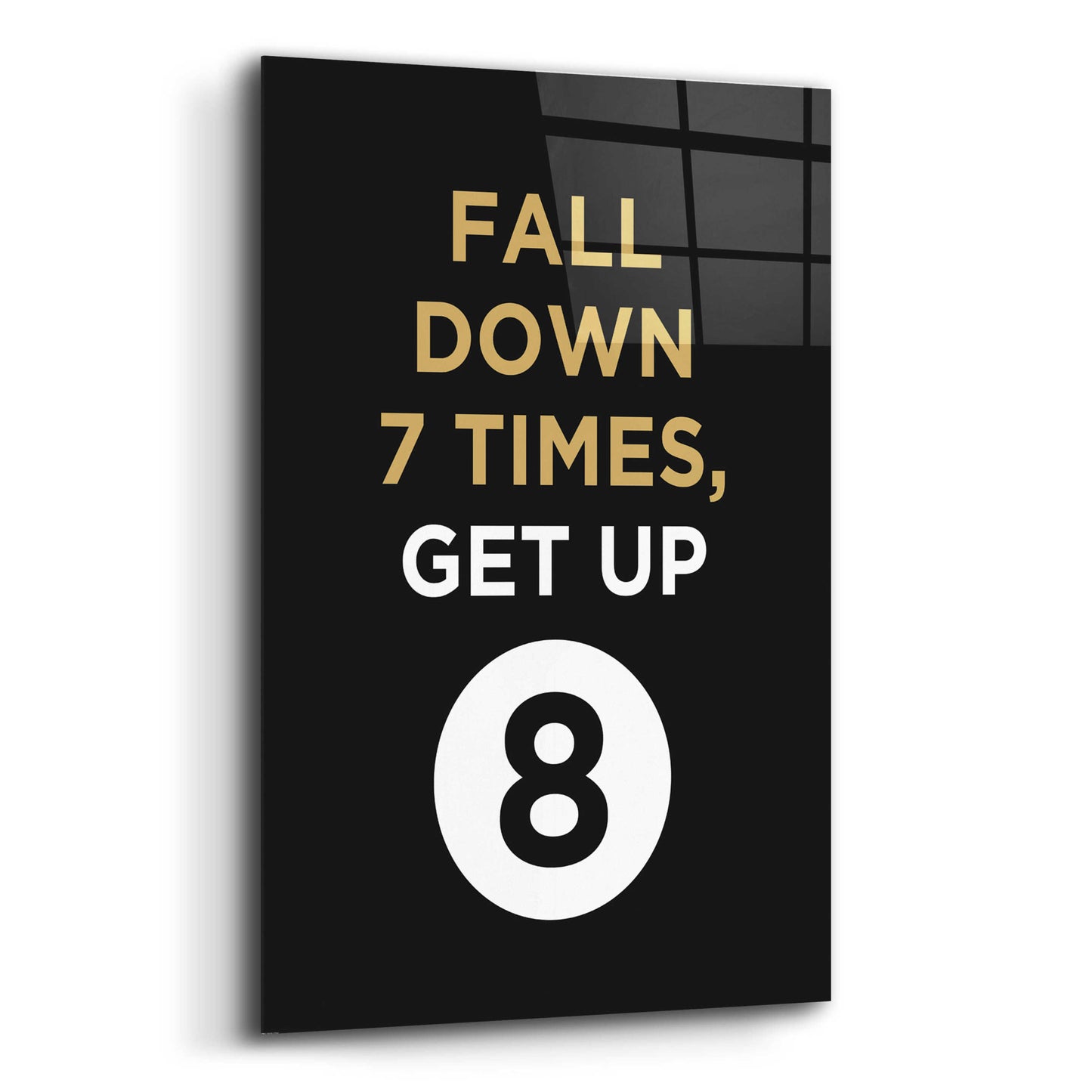 Epic Art 'Fall Down' by GraphINC, Acrylic Glass Wall Art,12x16