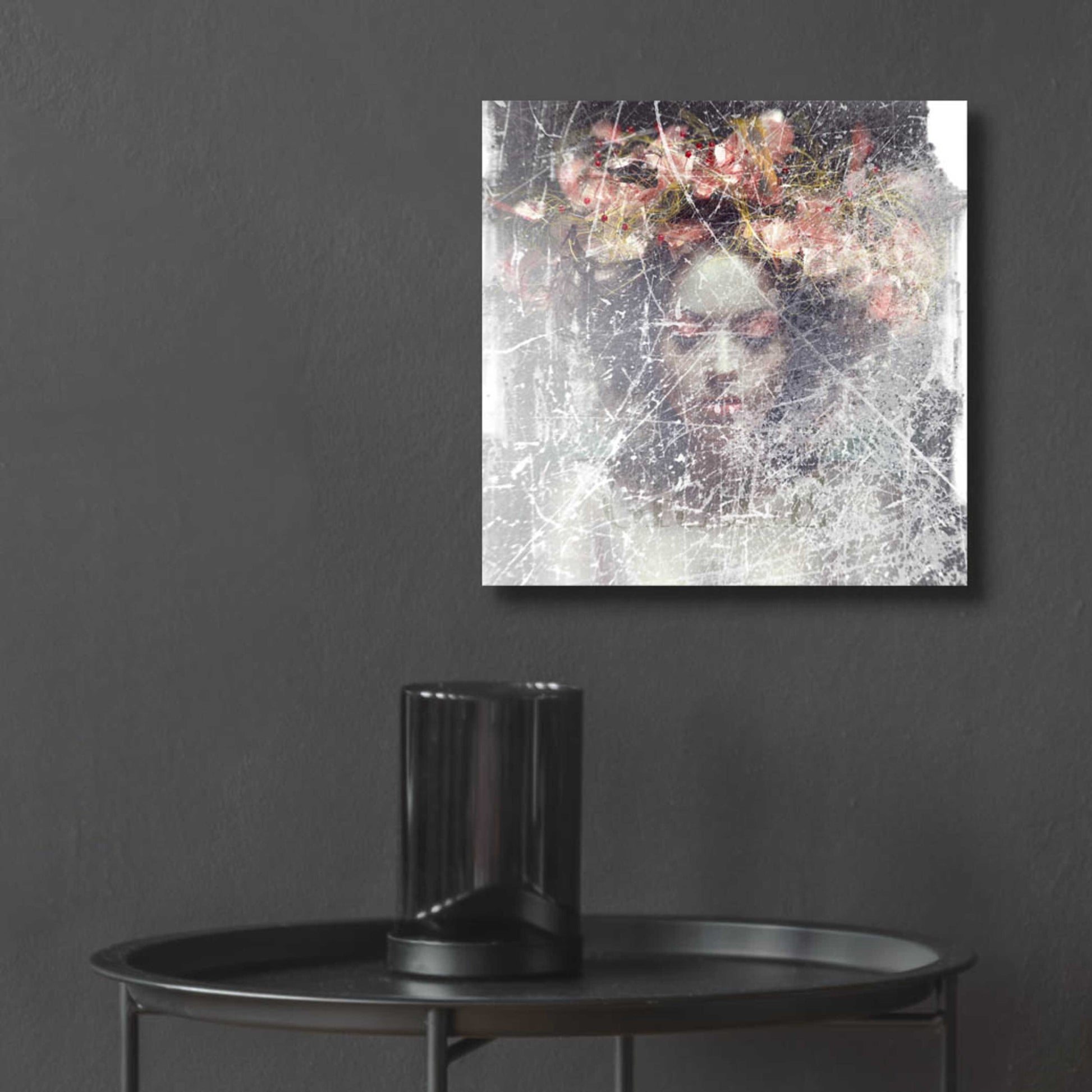 Epic Art 'Flower Crown' by GraphINC, Acrylic Glass Wall Art,12x12