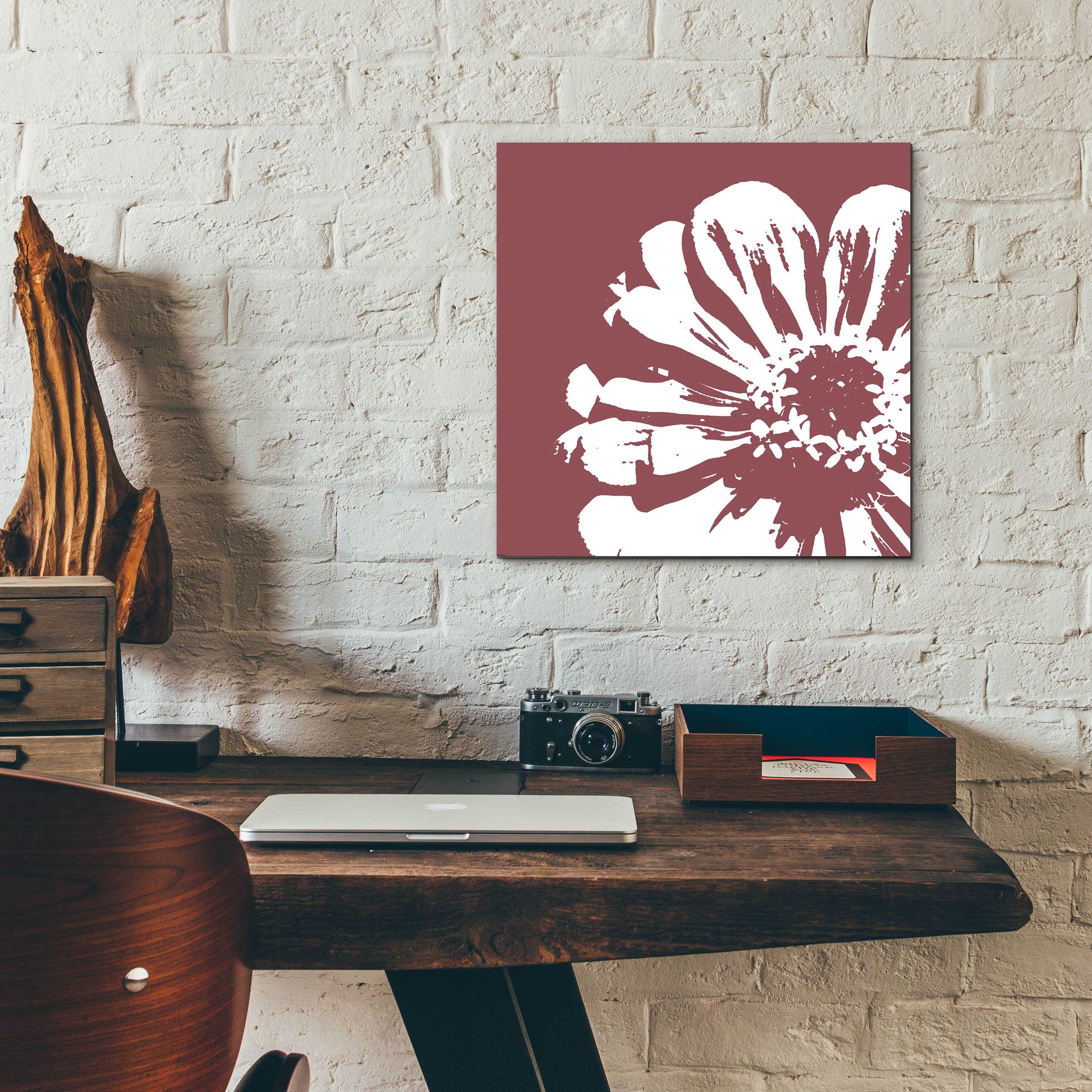 Epic Art 'Flower II' by GraphINC, Acrylic Glass Wall Art,12x12