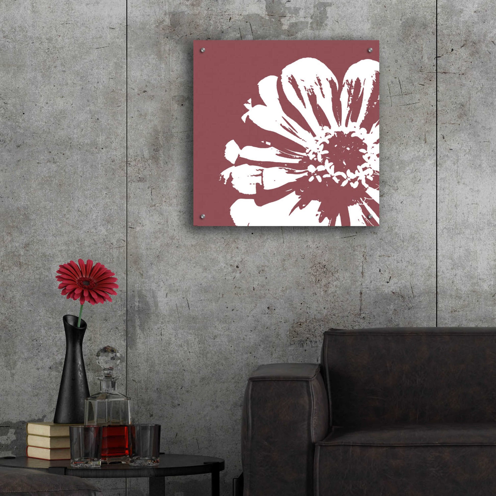 Epic Art 'Flower II' by GraphINC, Acrylic Glass Wall Art,24x24