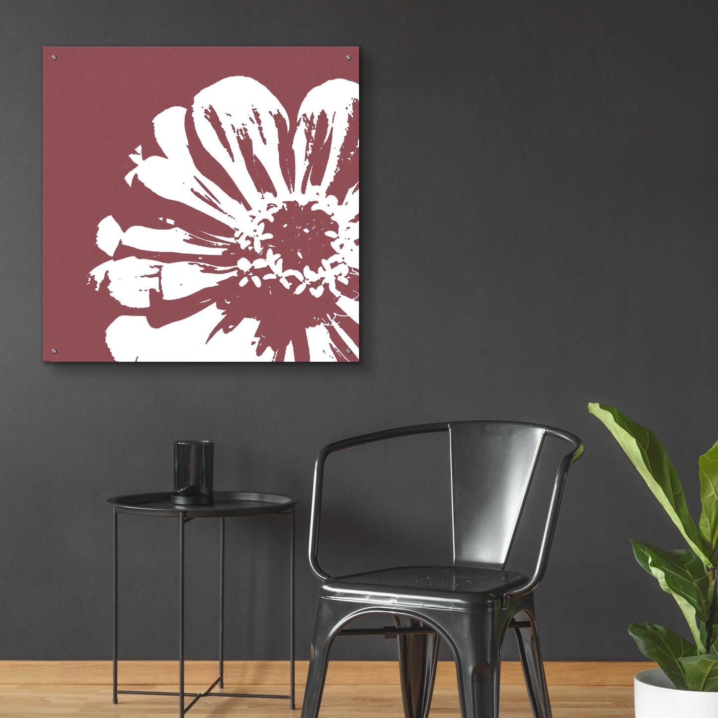 Epic Art 'Flower II' by GraphINC, Acrylic Glass Wall Art,36x36