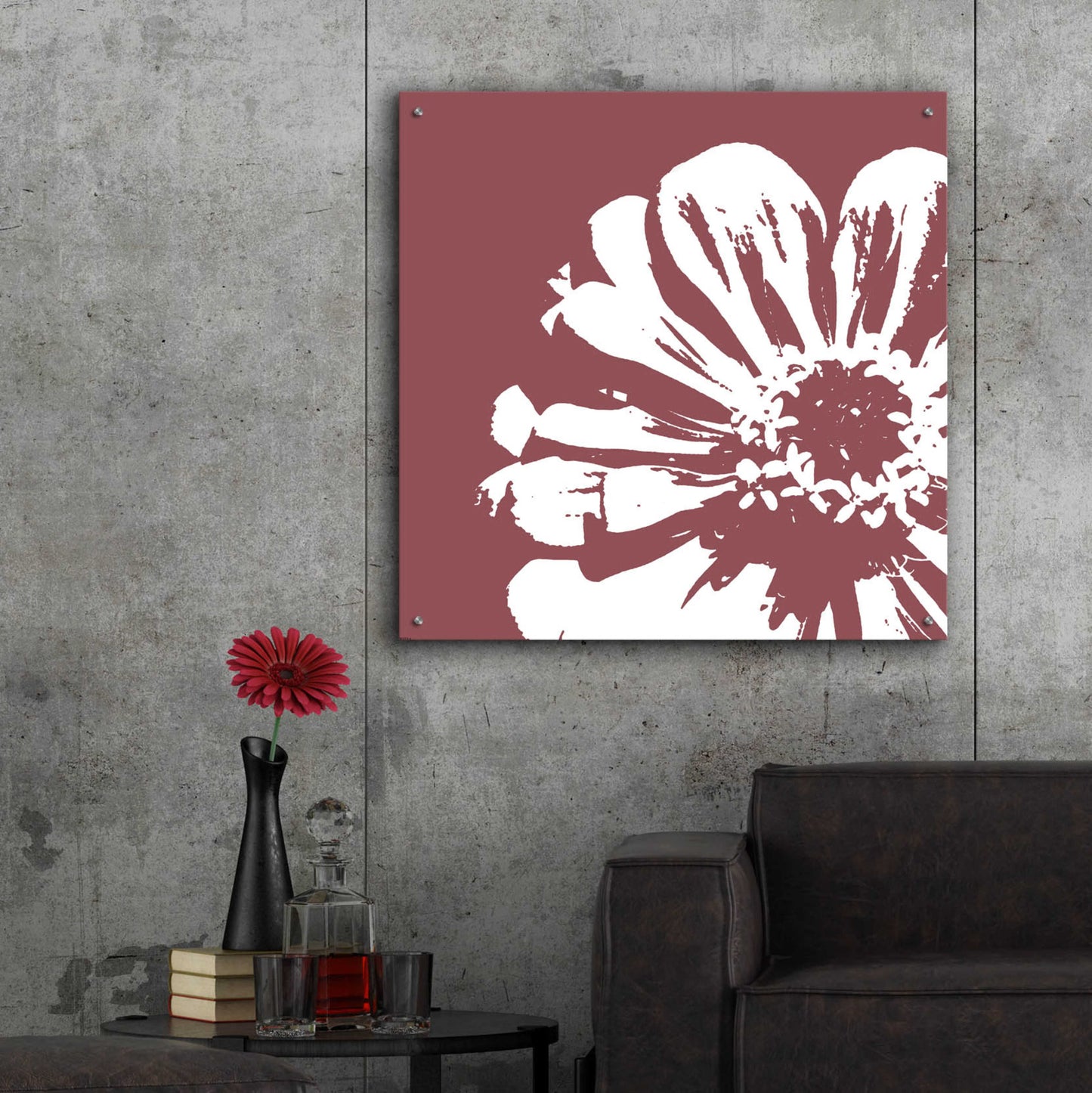 Epic Art 'Flower II' by GraphINC, Acrylic Glass Wall Art,36x36