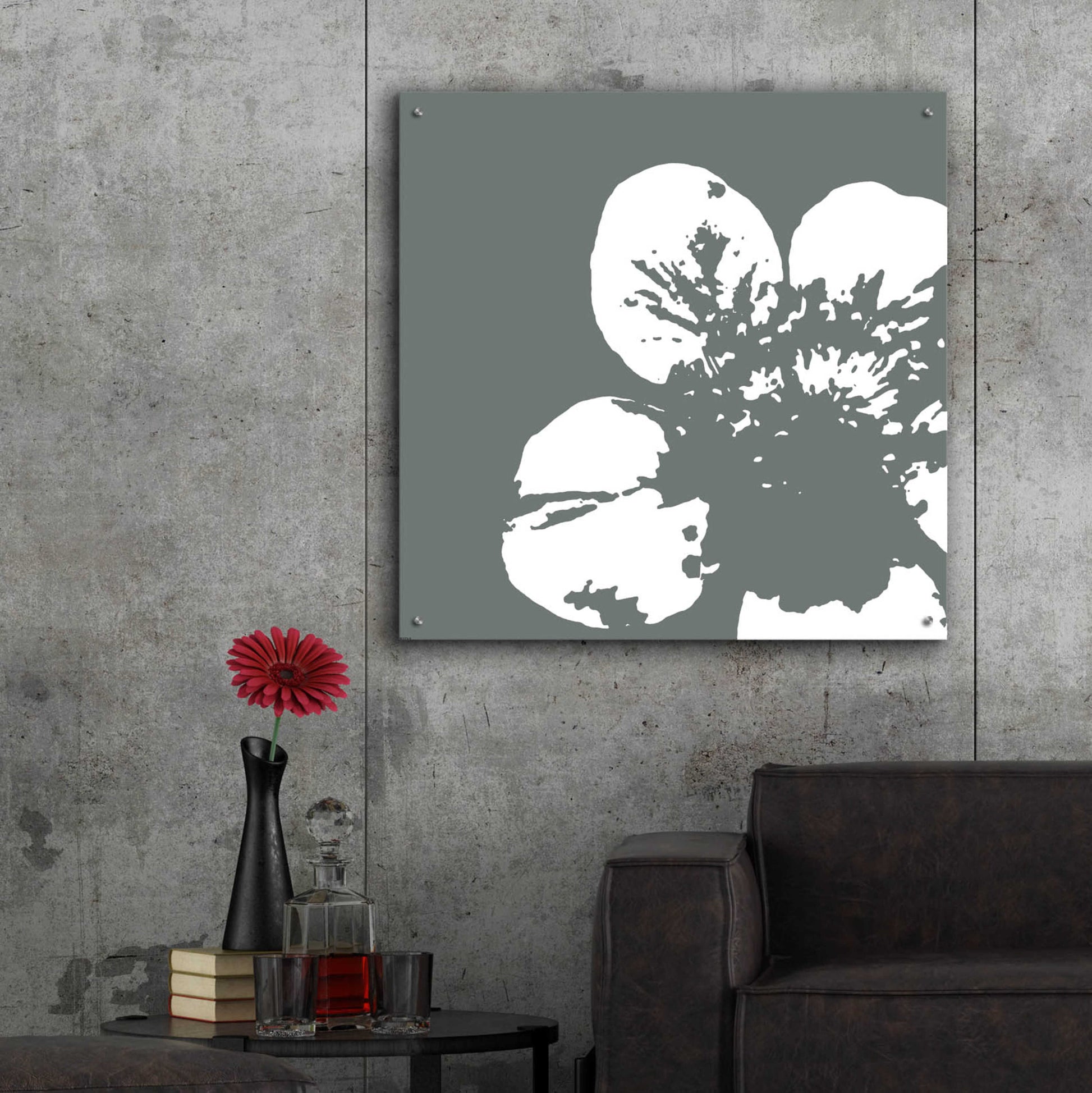 Epic Art 'Flower III' by GraphINC, Acrylic Glass Wall Art,36x36