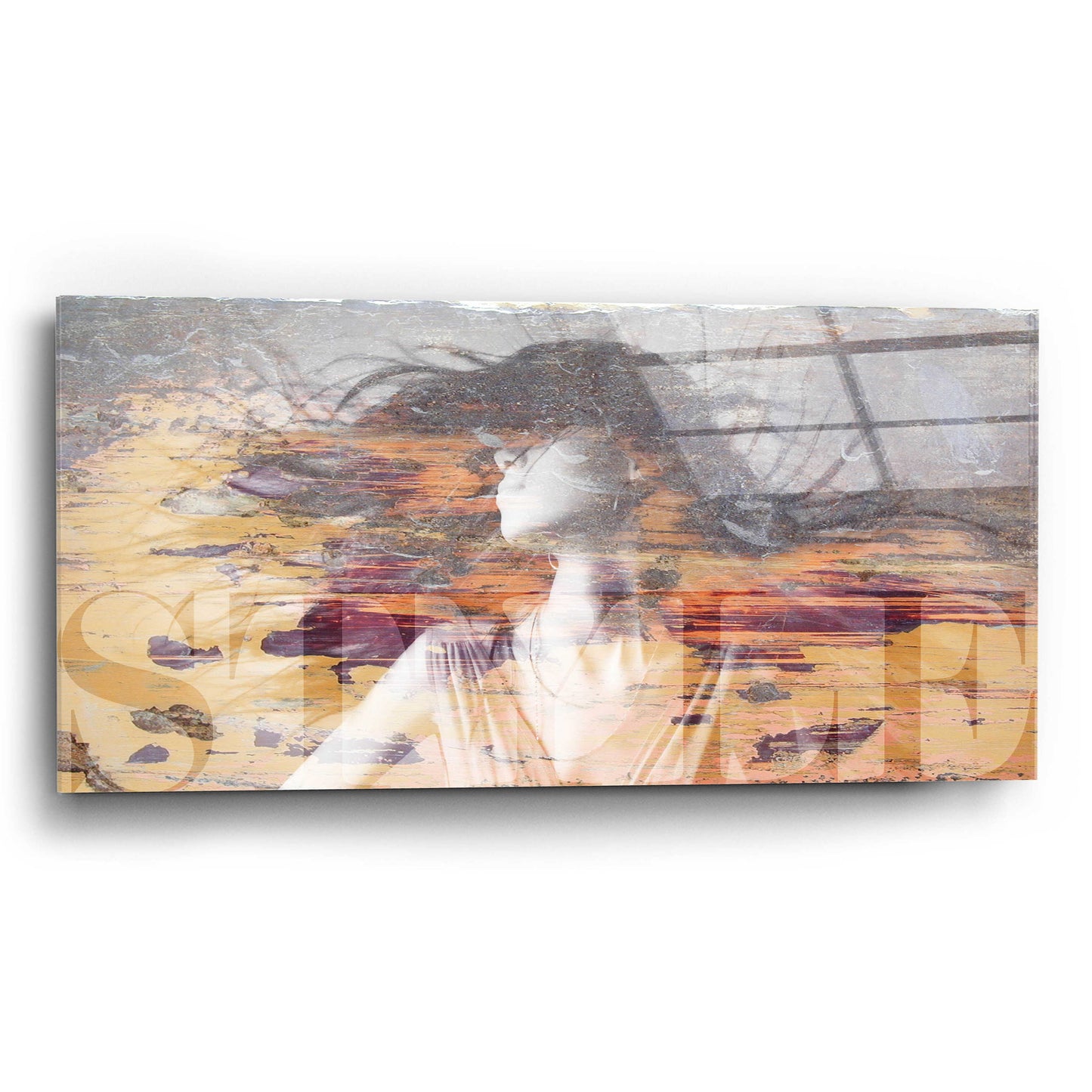 Epic Art 'Girl Style' by GraphINC, Acrylic Glass Wall Art,24x12