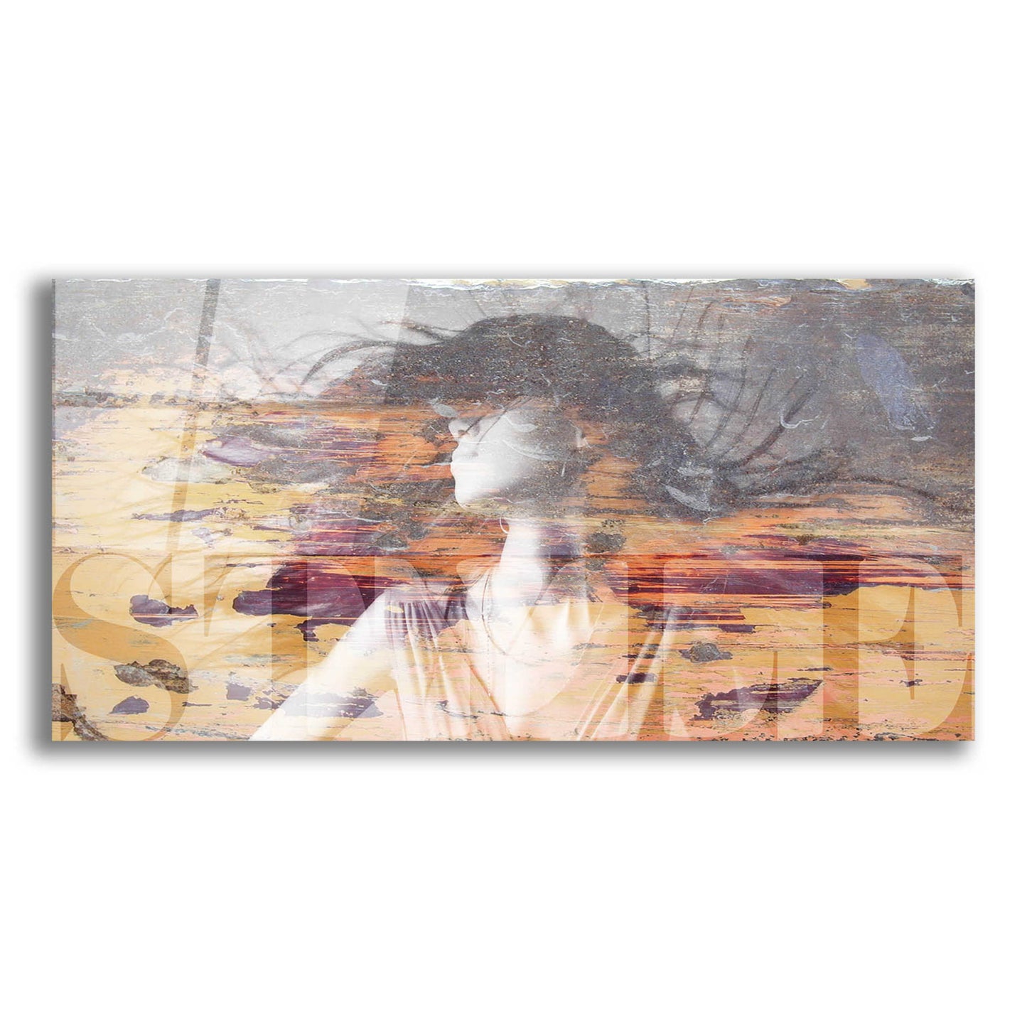 Epic Art 'Girl Style' by GraphINC, Acrylic Glass Wall Art,24x12