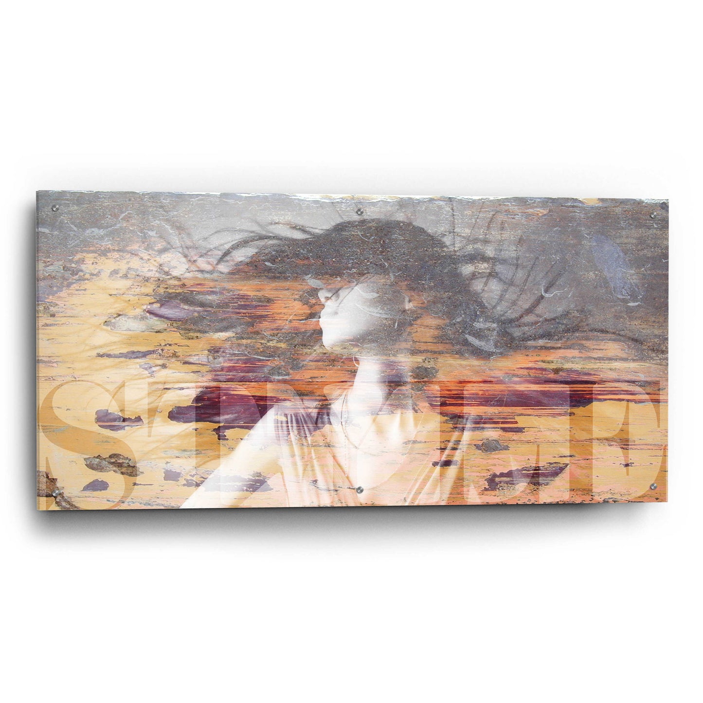 Epic Art 'Girl Style' by GraphINC, Acrylic Glass Wall Art,48x24