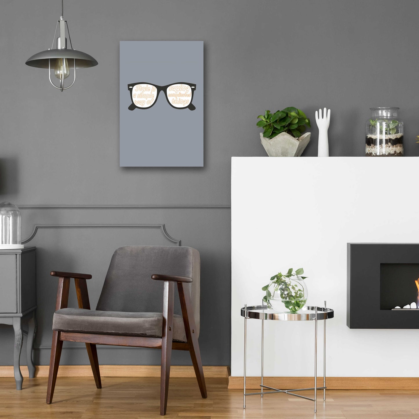 Epic Art 'Glasses' by GraphINC, Acrylic Glass Wall Art,16x24