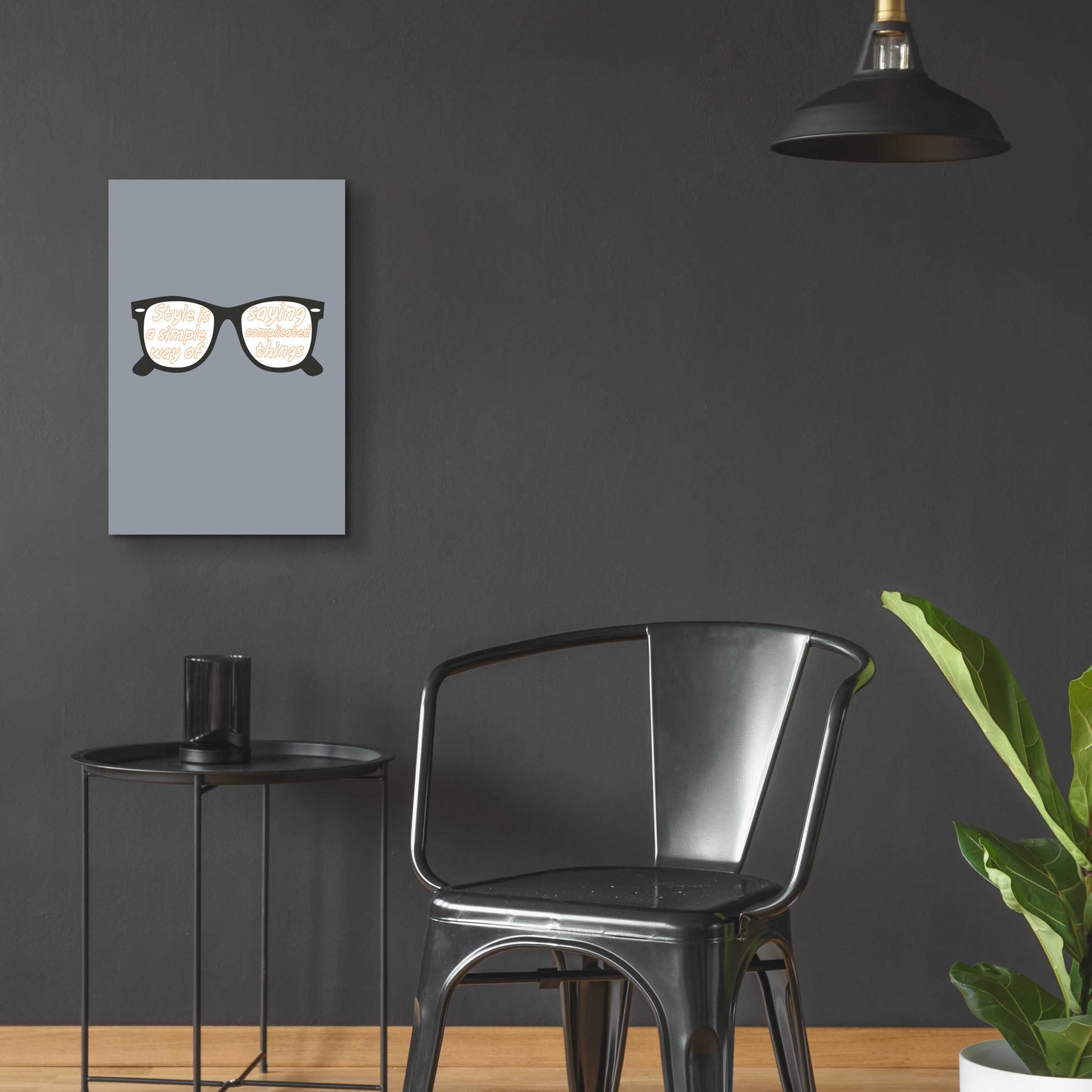 Epic Art 'Glasses' by GraphINC, Acrylic Glass Wall Art,16x24