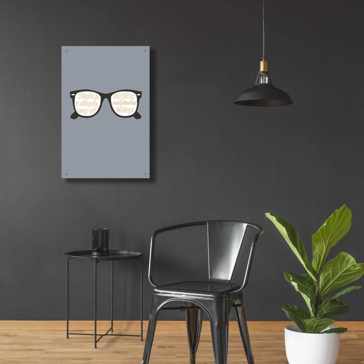 Epic Art 'Glasses' by GraphINC, Acrylic Glass Wall Art,24x36