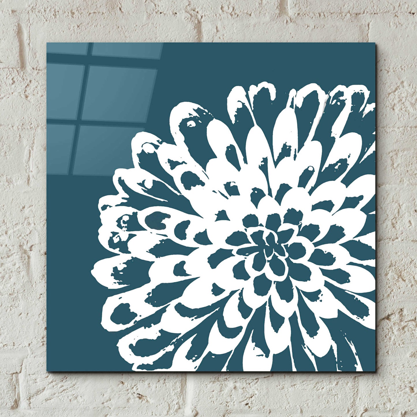 Epic Art 'Graphic Flower 1' by GraphINC, Acrylic Glass Wall Art,12x12