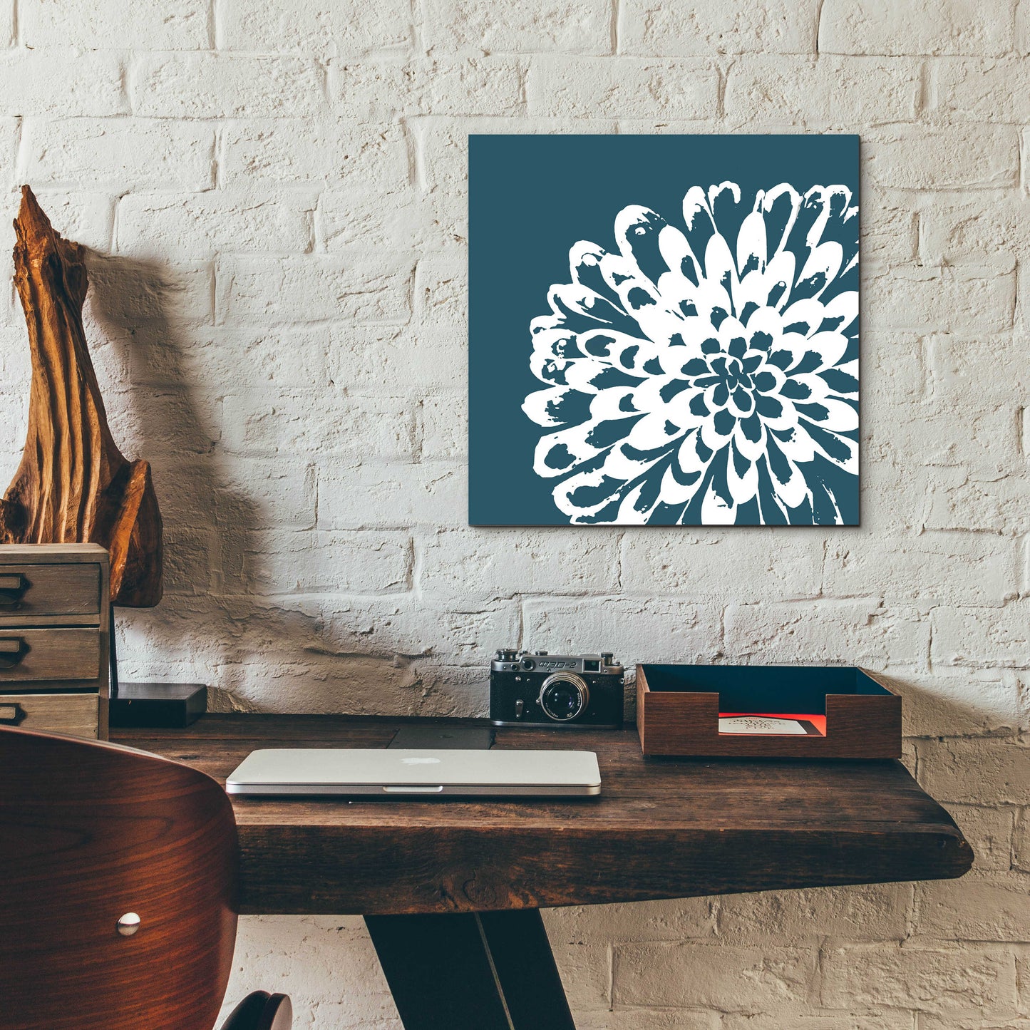 Epic Art 'Graphic Flower 1' by GraphINC, Acrylic Glass Wall Art,12x12