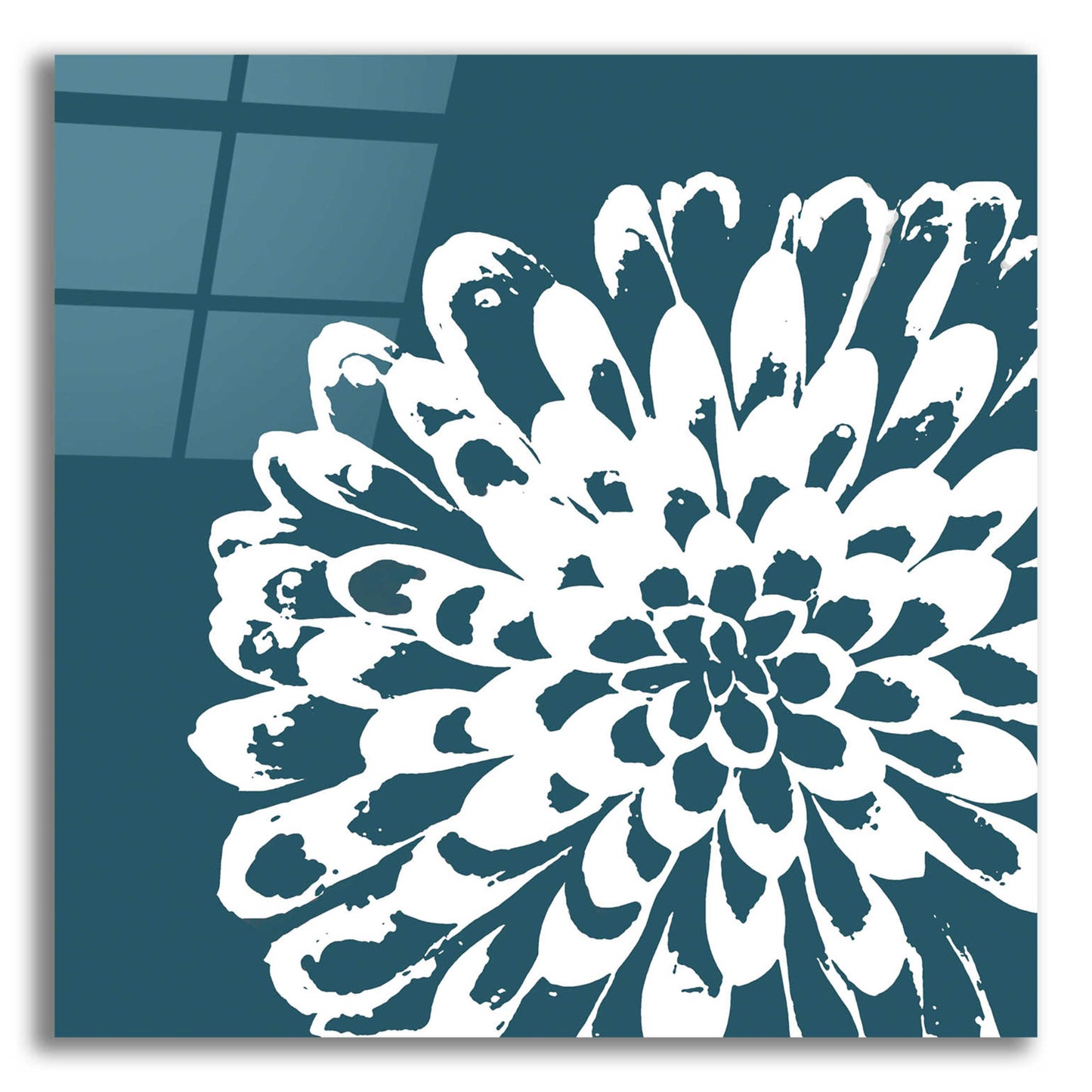 Epic Art 'Graphic Flower 1' by GraphINC, Acrylic Glass Wall Art,12x12