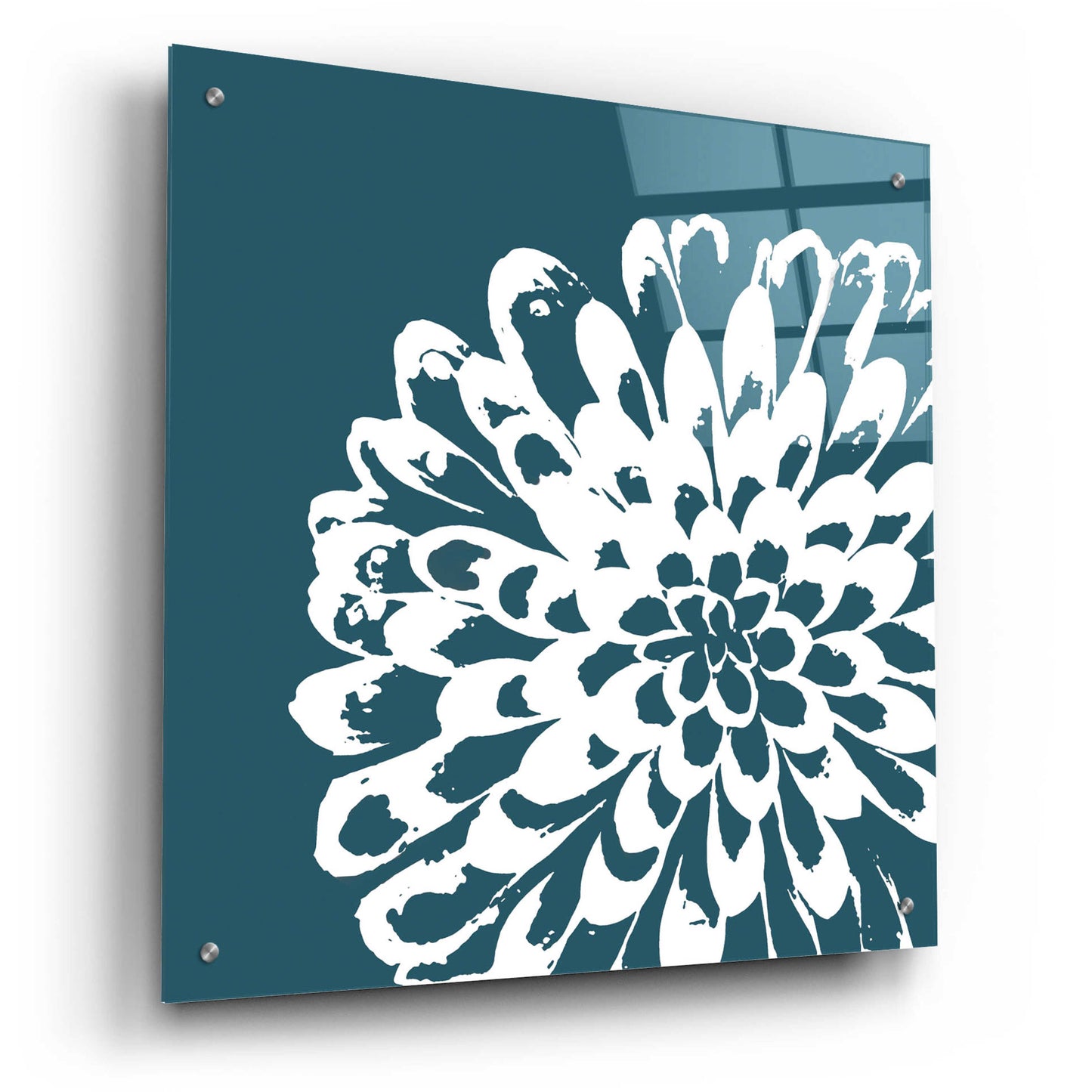 Epic Art 'Graphic Flower 1' by GraphINC, Acrylic Glass Wall Art,24x24