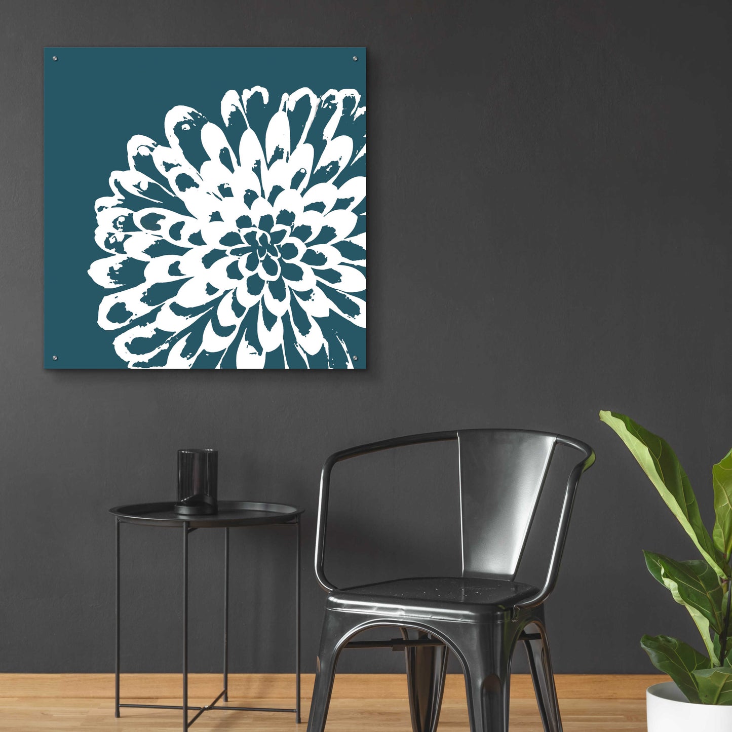 Epic Art 'Graphic Flower 1' by GraphINC, Acrylic Glass Wall Art,36x36