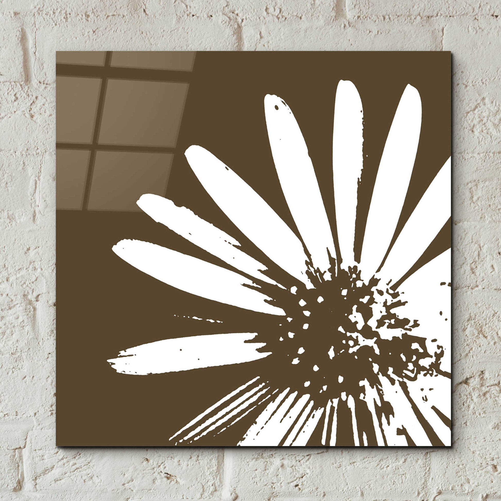 Epic Art 'Graphic Flower 2' by GraphINC, Acrylic Glass Wall Art,12x12