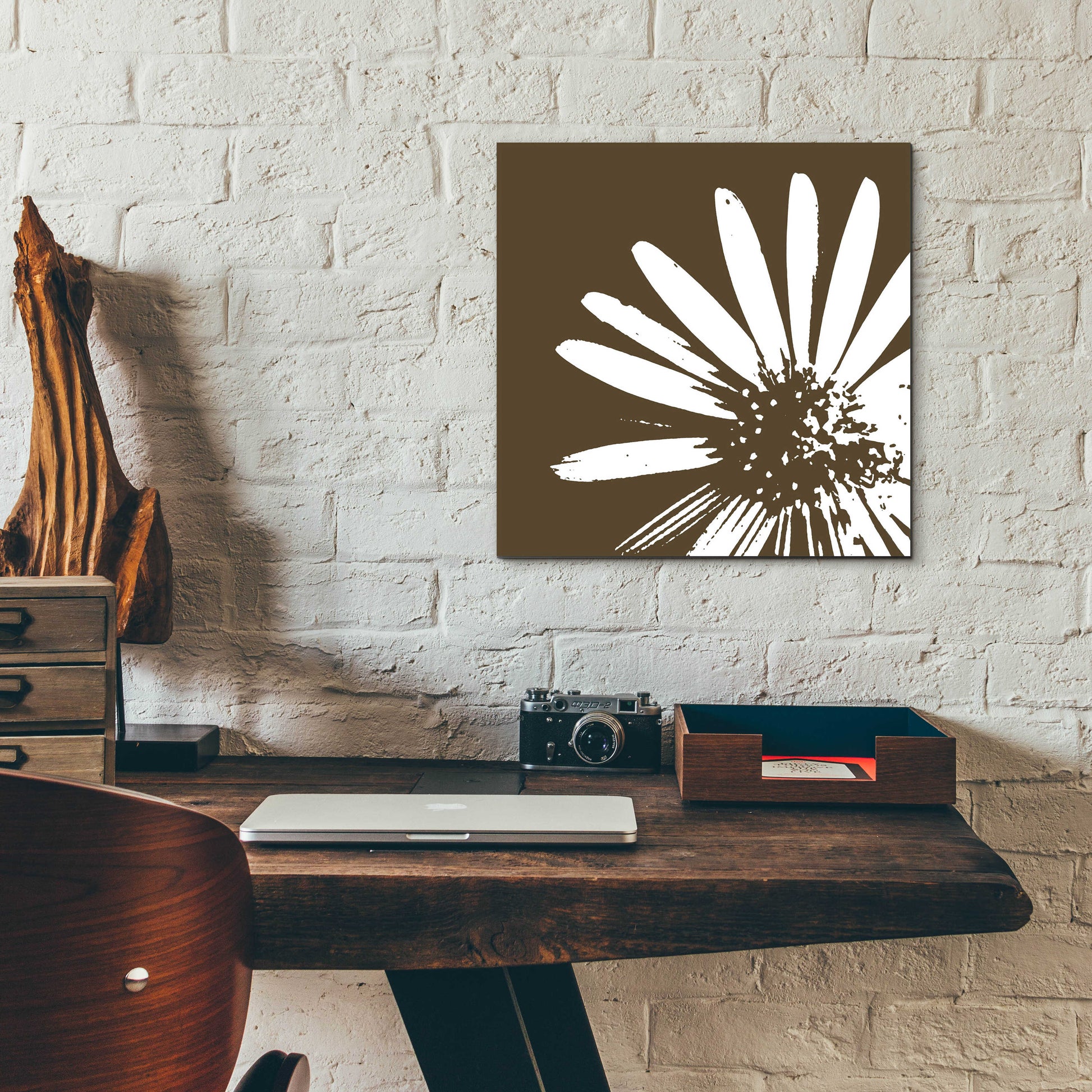 Epic Art 'Graphic Flower 2' by GraphINC, Acrylic Glass Wall Art,12x12