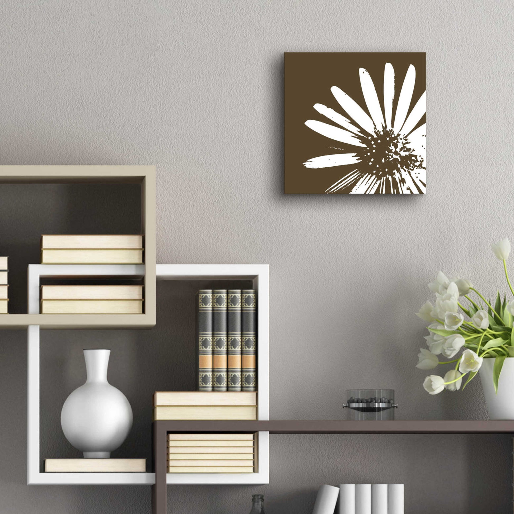 Epic Art 'Graphic Flower 2' by GraphINC, Acrylic Glass Wall Art,12x12