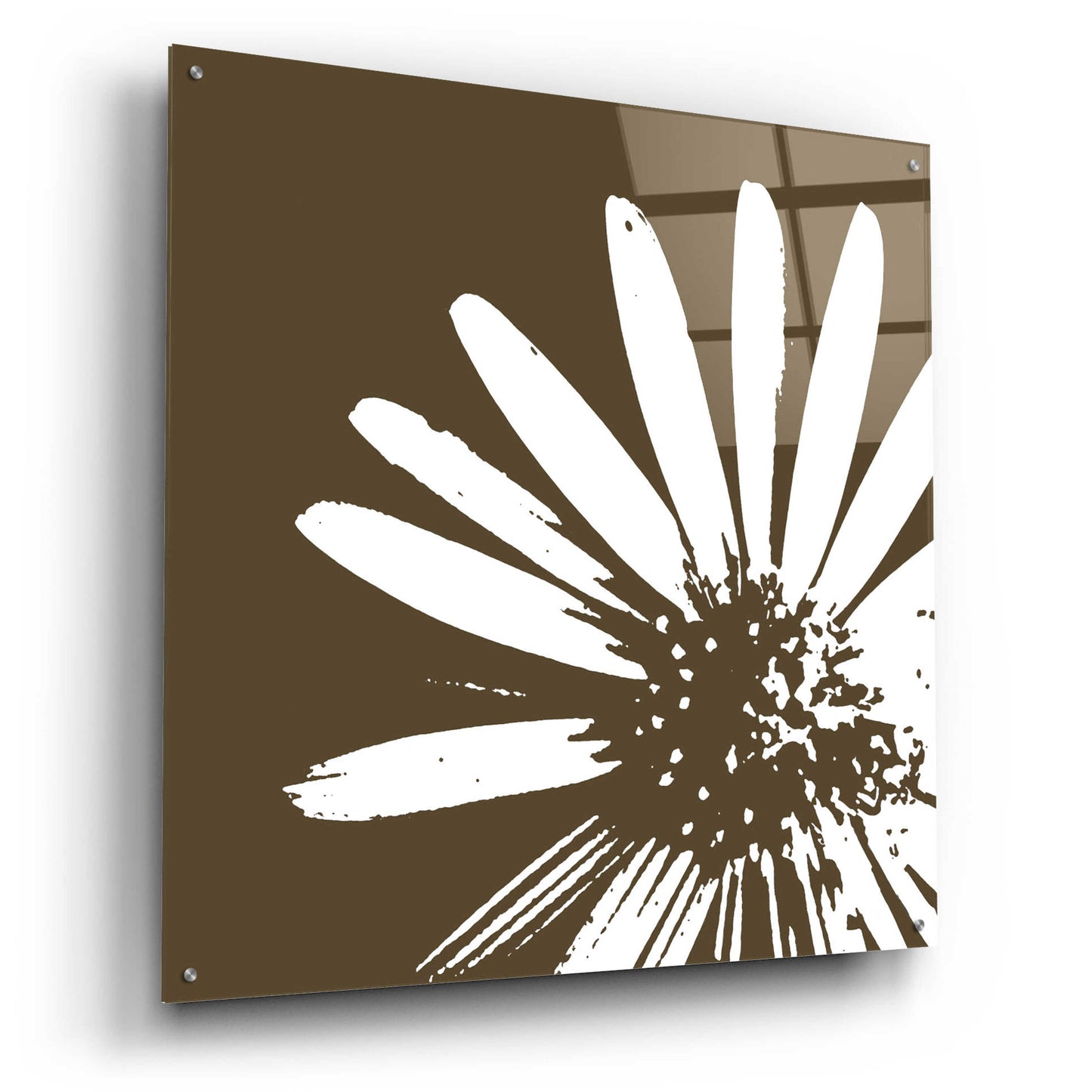 Epic Art 'Graphic Flower 2' by GraphINC, Acrylic Glass Wall Art,36x36