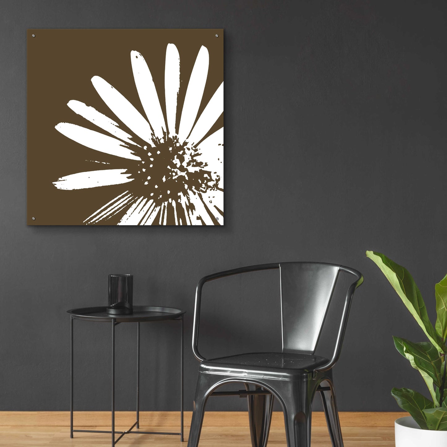 Epic Art 'Graphic Flower 2' by GraphINC, Acrylic Glass Wall Art,36x36