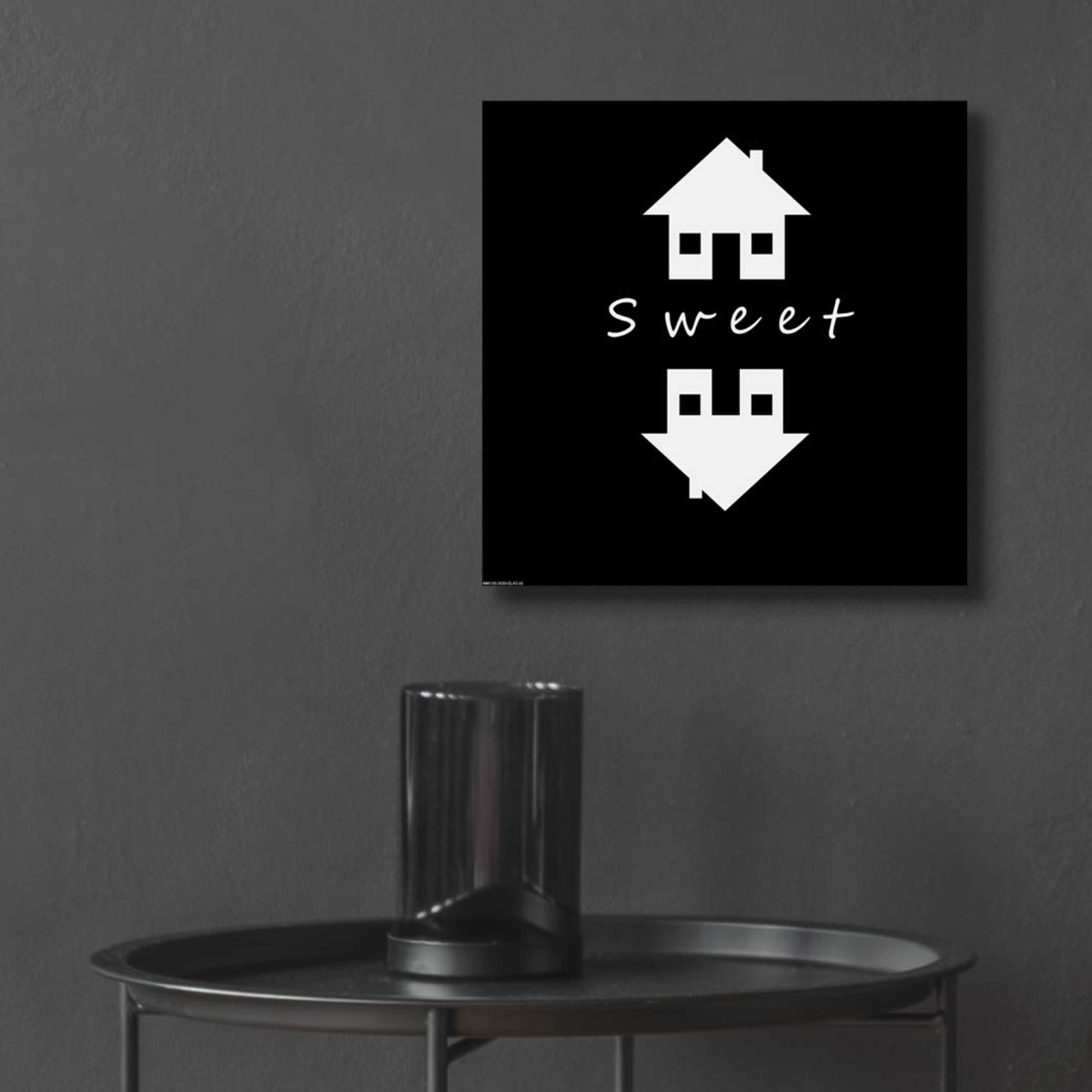 Epic Art 'Home Sweet Home' by GraphINC, Acrylic Glass Wall Art,12x12