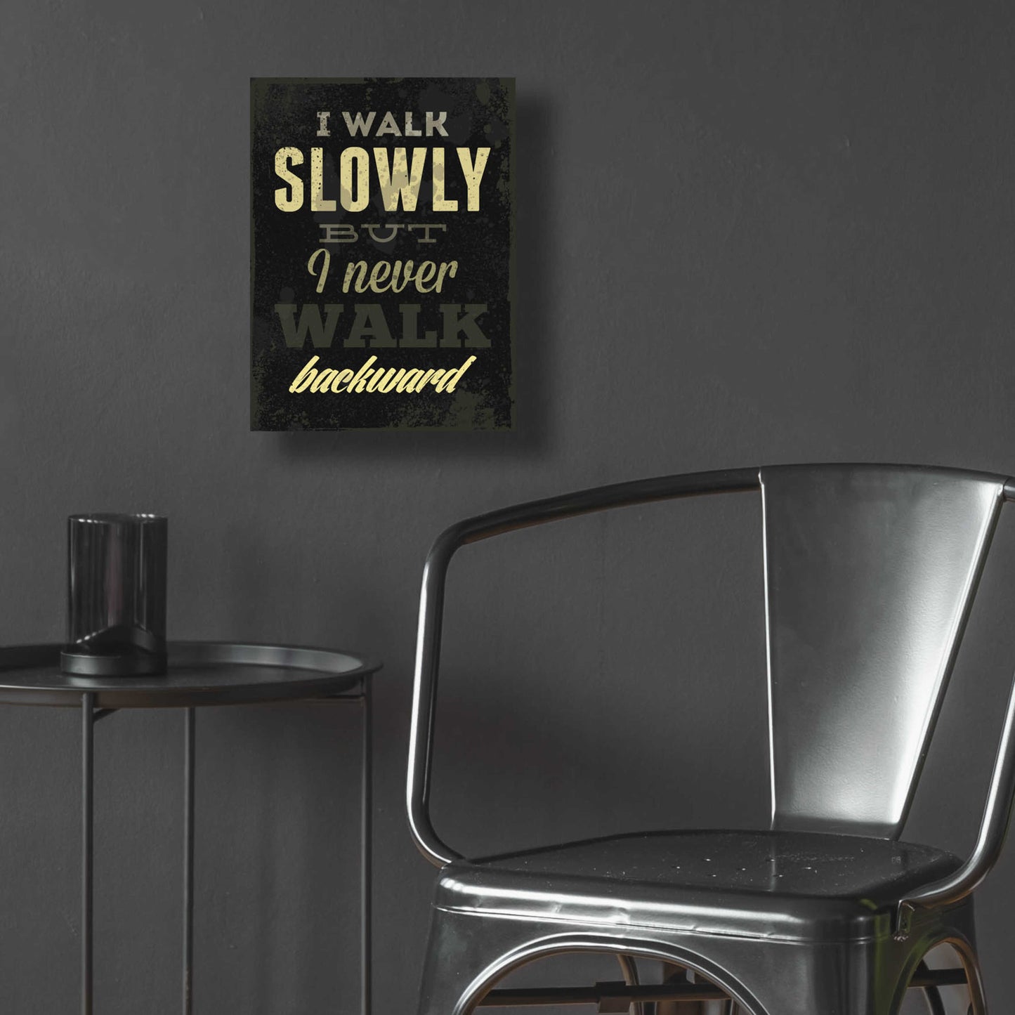 Epic Art 'I Walk Slowly' by GraphINC, Acrylic Glass Wall Art,12x16