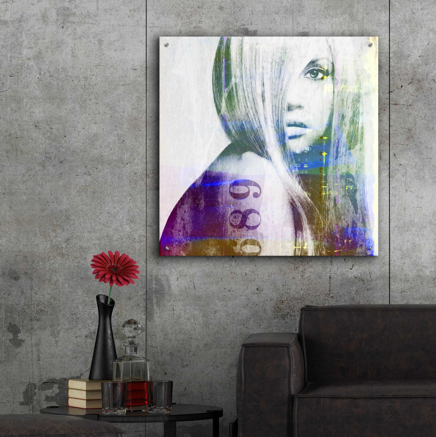 Epic Art 'It’s You' by GraphINC, Acrylic Glass Wall Art,36x36