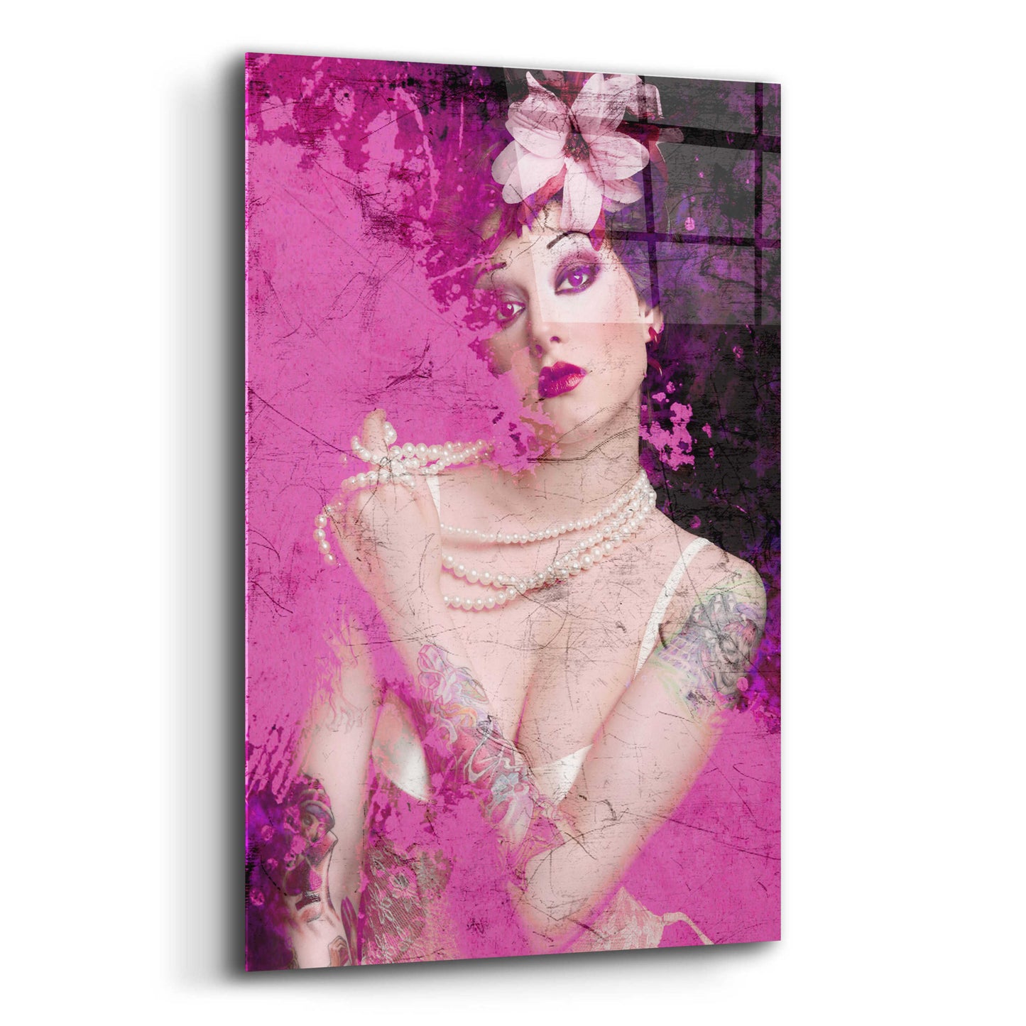 Epic Art 'I’m Pink' by GraphINC, Acrylic Glass Wall Art,12x16