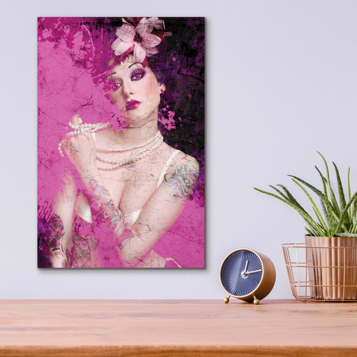 Epic Art 'I’m Pink' by GraphINC, Acrylic Glass Wall Art,12x16