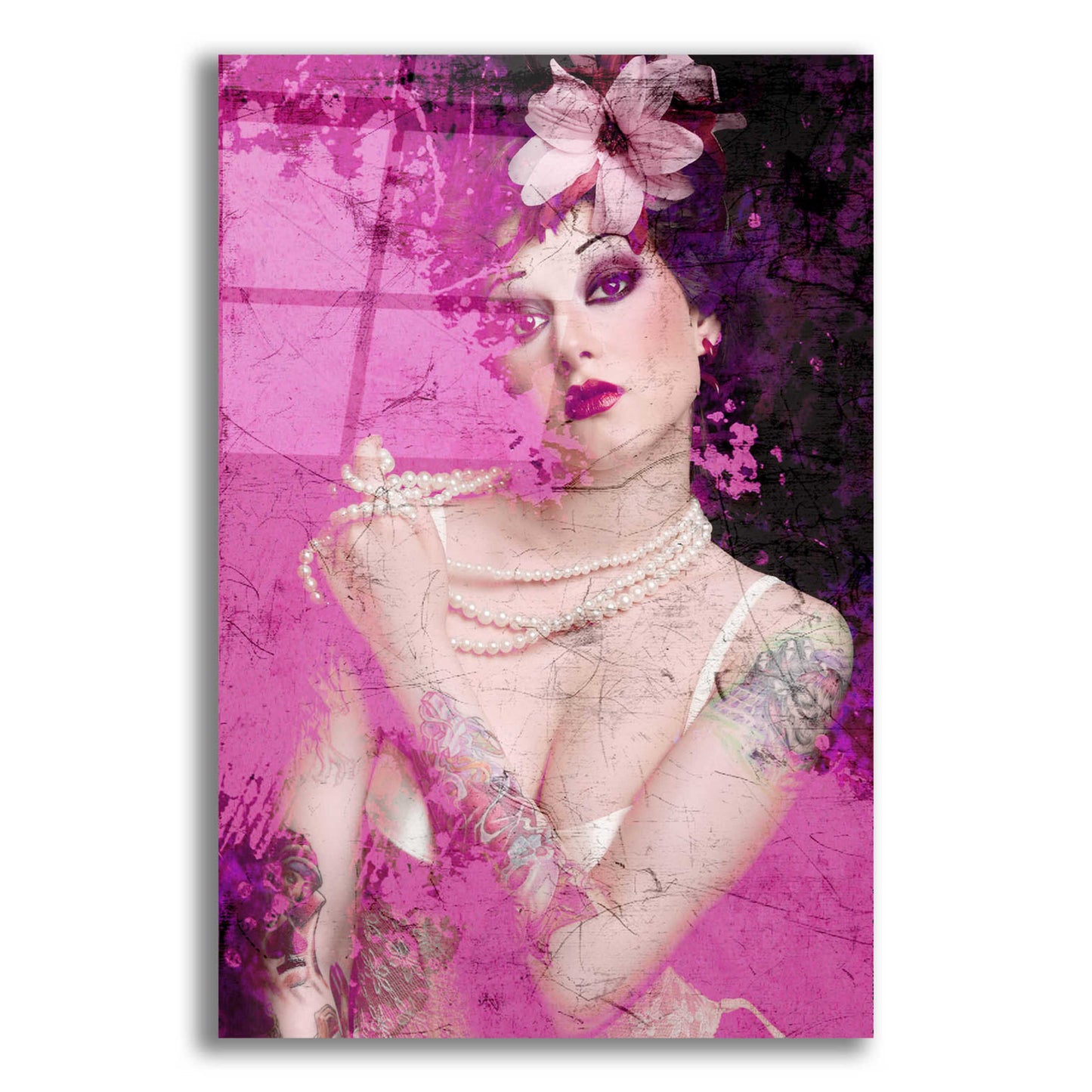 Epic Art 'I’m Pink' by GraphINC, Acrylic Glass Wall Art,12x16