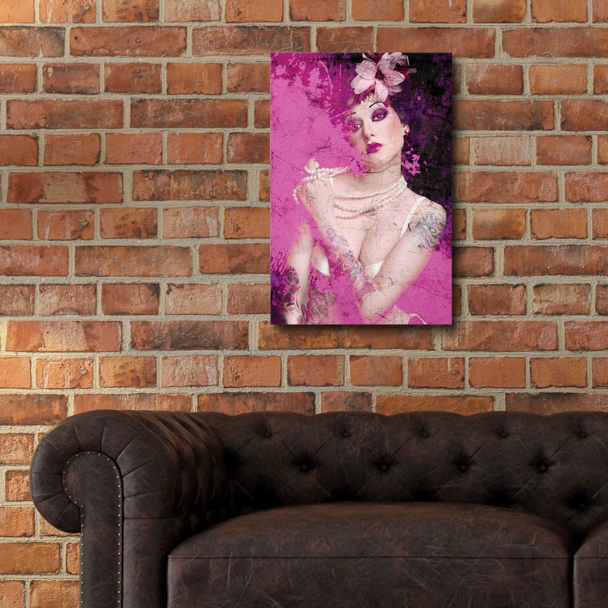 Epic Art 'I’m Pink' by GraphINC, Acrylic Glass Wall Art,16x24