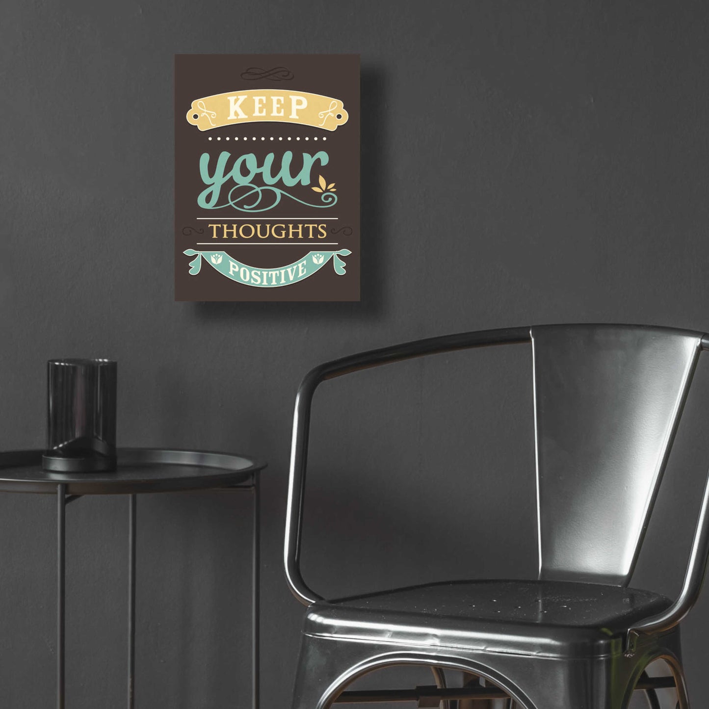 Epic Art 'Keep Your Thoughts' by GraphINC, Acrylic Glass Wall Art,12x16