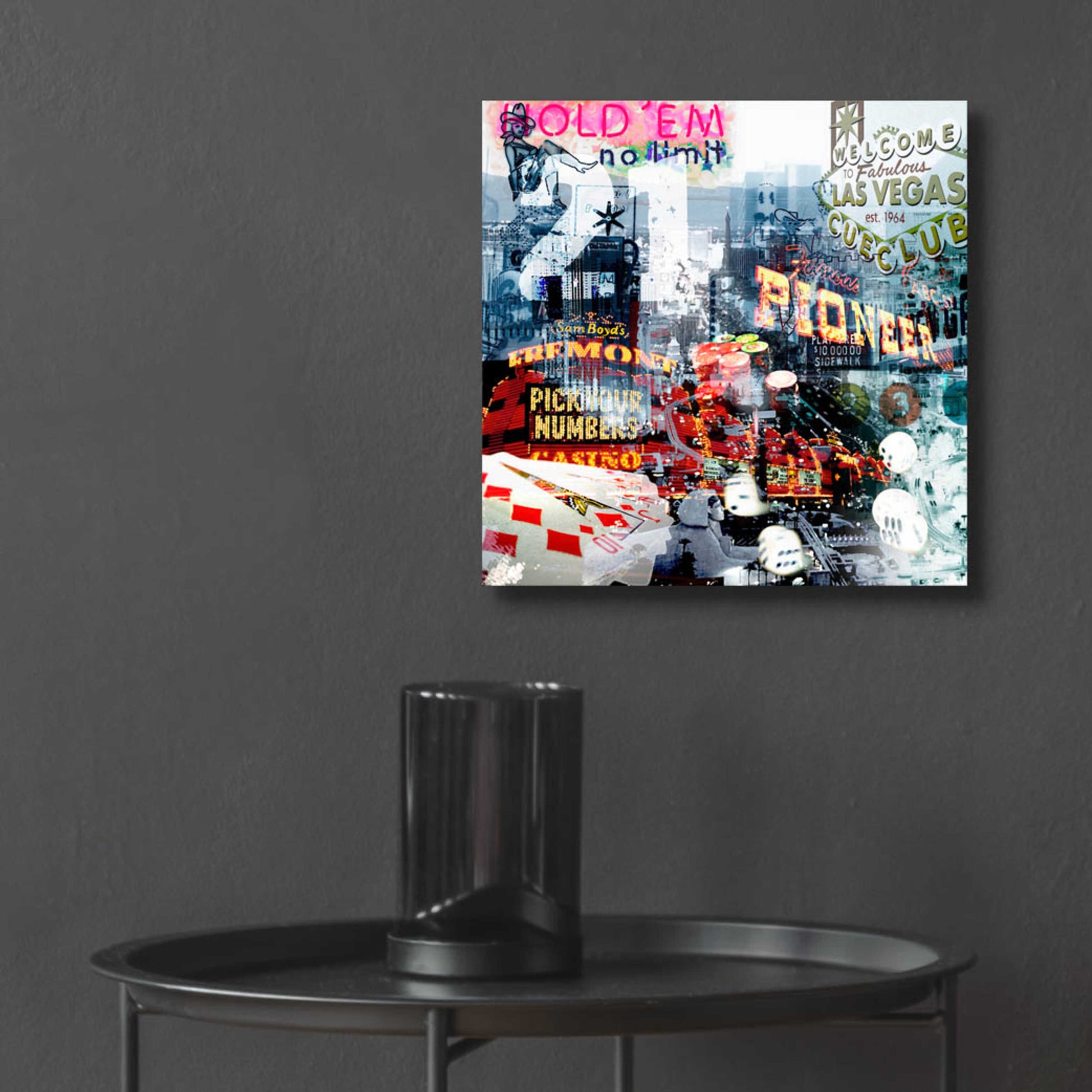 Epic Art 'Las Vegas' by GraphINC, Acrylic Glass Wall Art,12x12