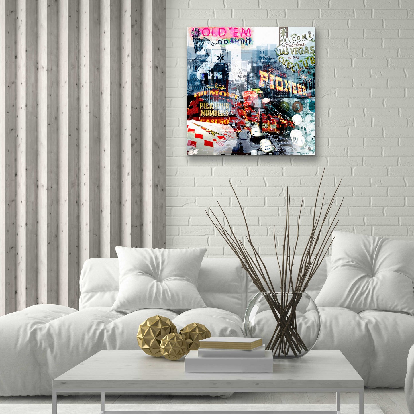 Epic Art 'Las Vegas' by GraphINC, Acrylic Glass Wall Art,24x24