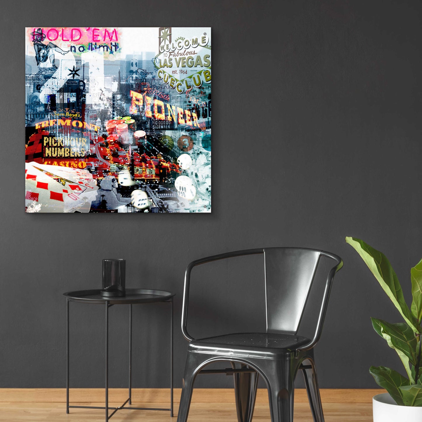 Epic Art 'Las Vegas' by GraphINC, Acrylic Glass Wall Art,36x36