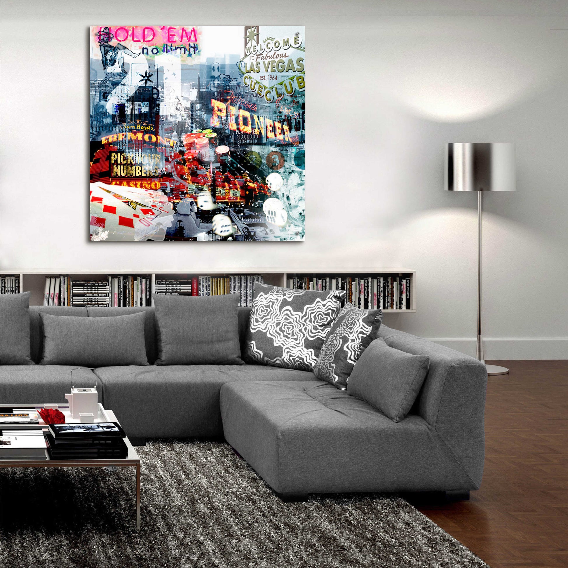 Epic Art 'Las Vegas' by GraphINC, Acrylic Glass Wall Art,36x36