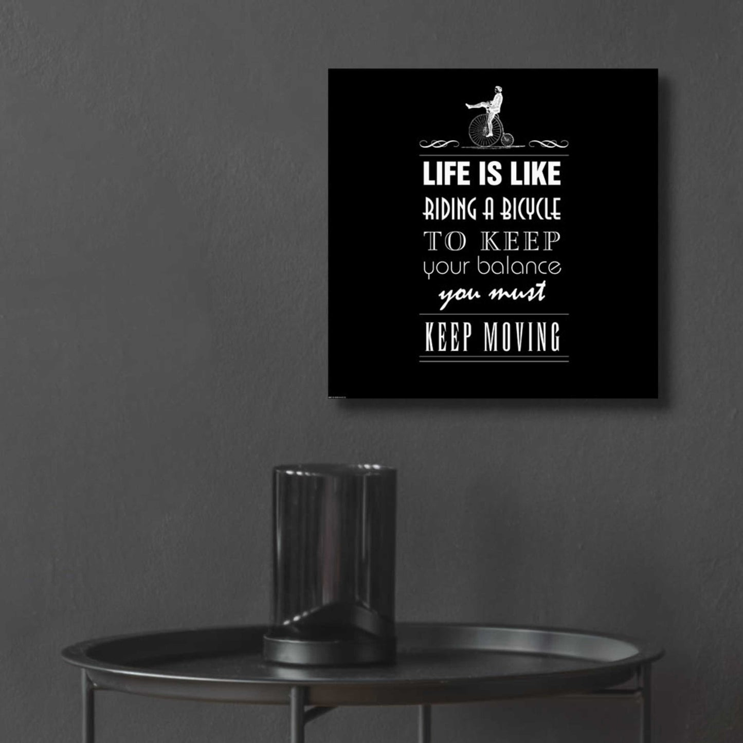 Epic Art 'Life Is Like' by GraphINC, Acrylic Glass Wall Art,12x12