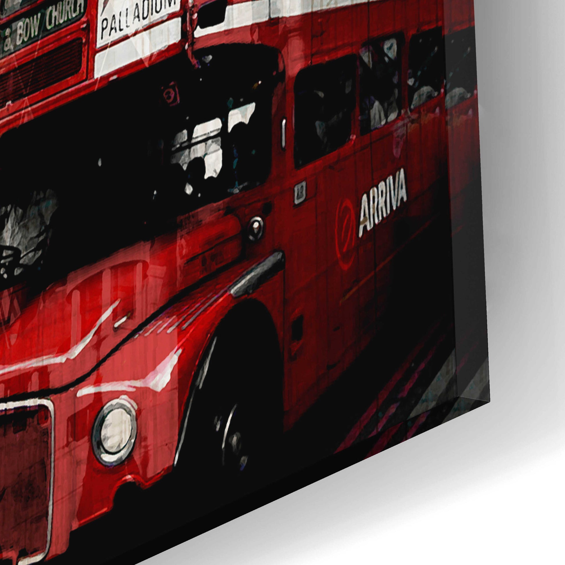 Epic Art 'London' by GraphINC, Acrylic Glass Wall Art,16x12